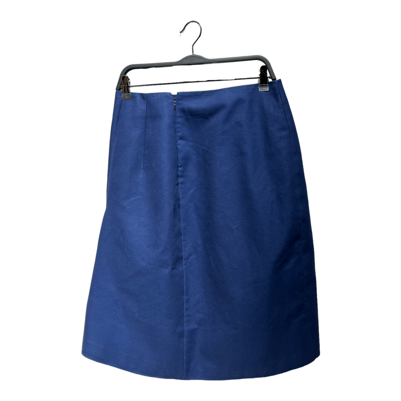 BALENCIAGA/Long Skirt/40/Cotton/BLU/