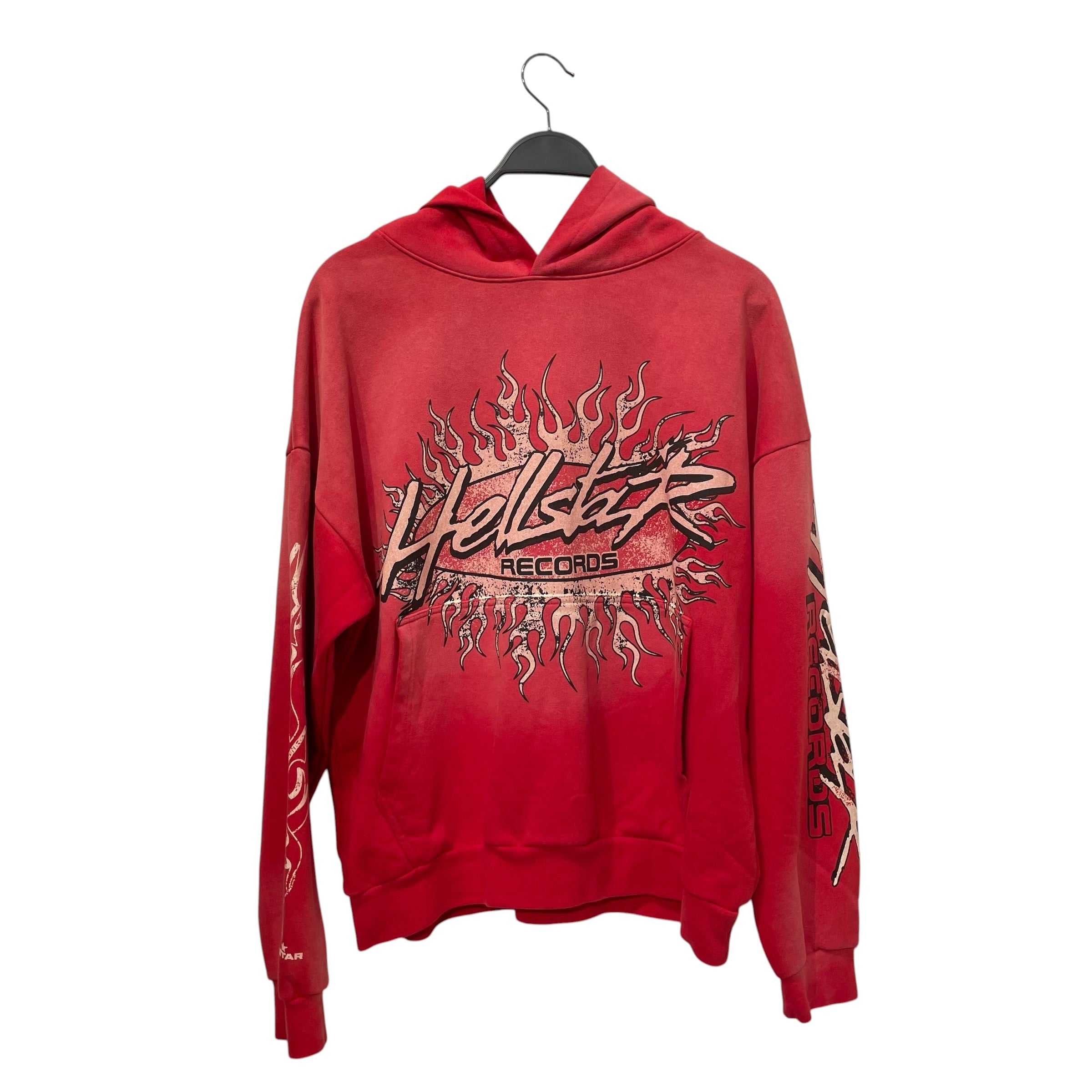 HELLSTAR/Hoodie/L/Cotton/RED/HELLSTAR RECORDS view 1