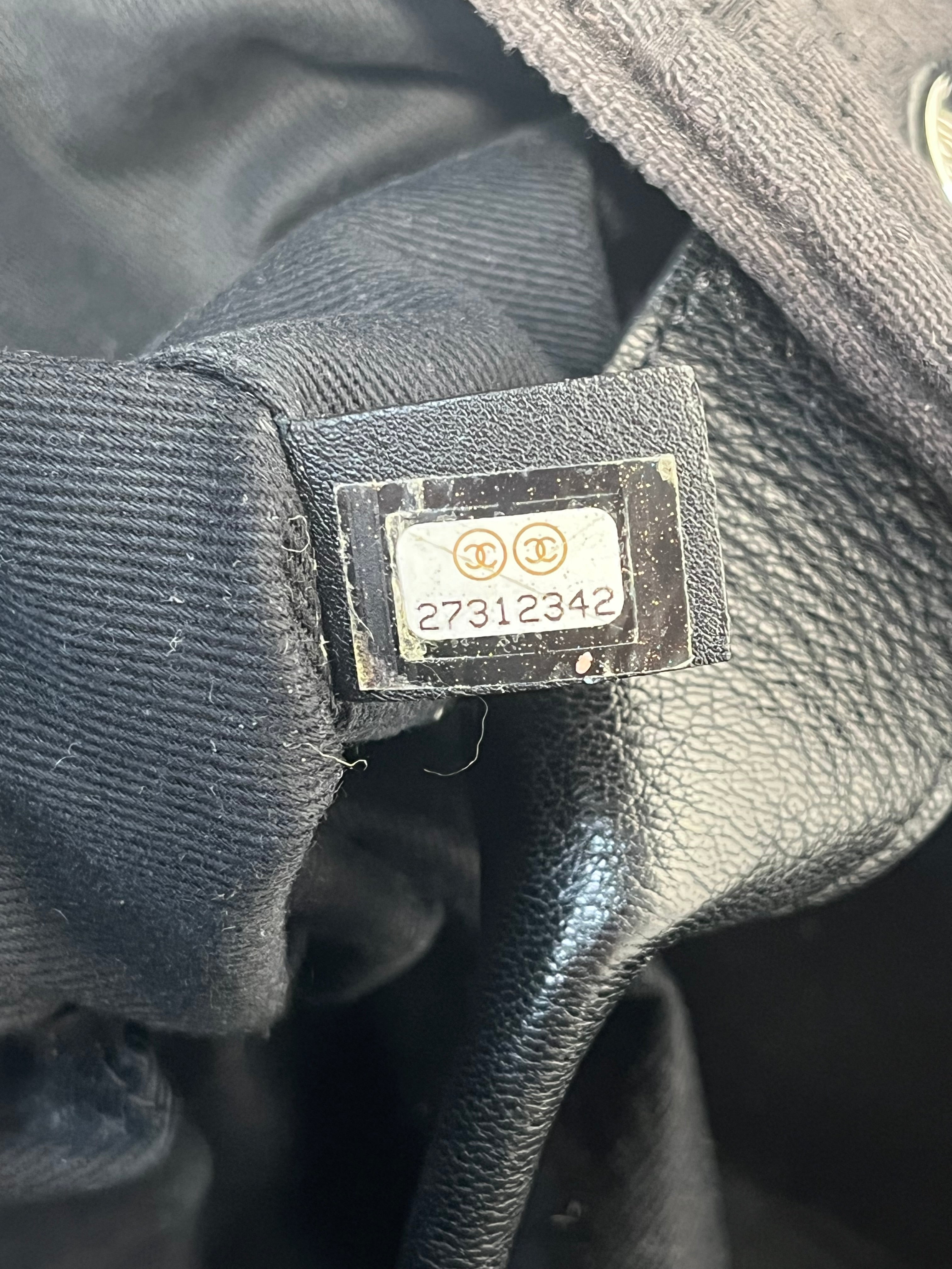 CHANEL/Tote Bag/Monogram/Cotton/GRY/Deauville Cloth Bag view 8