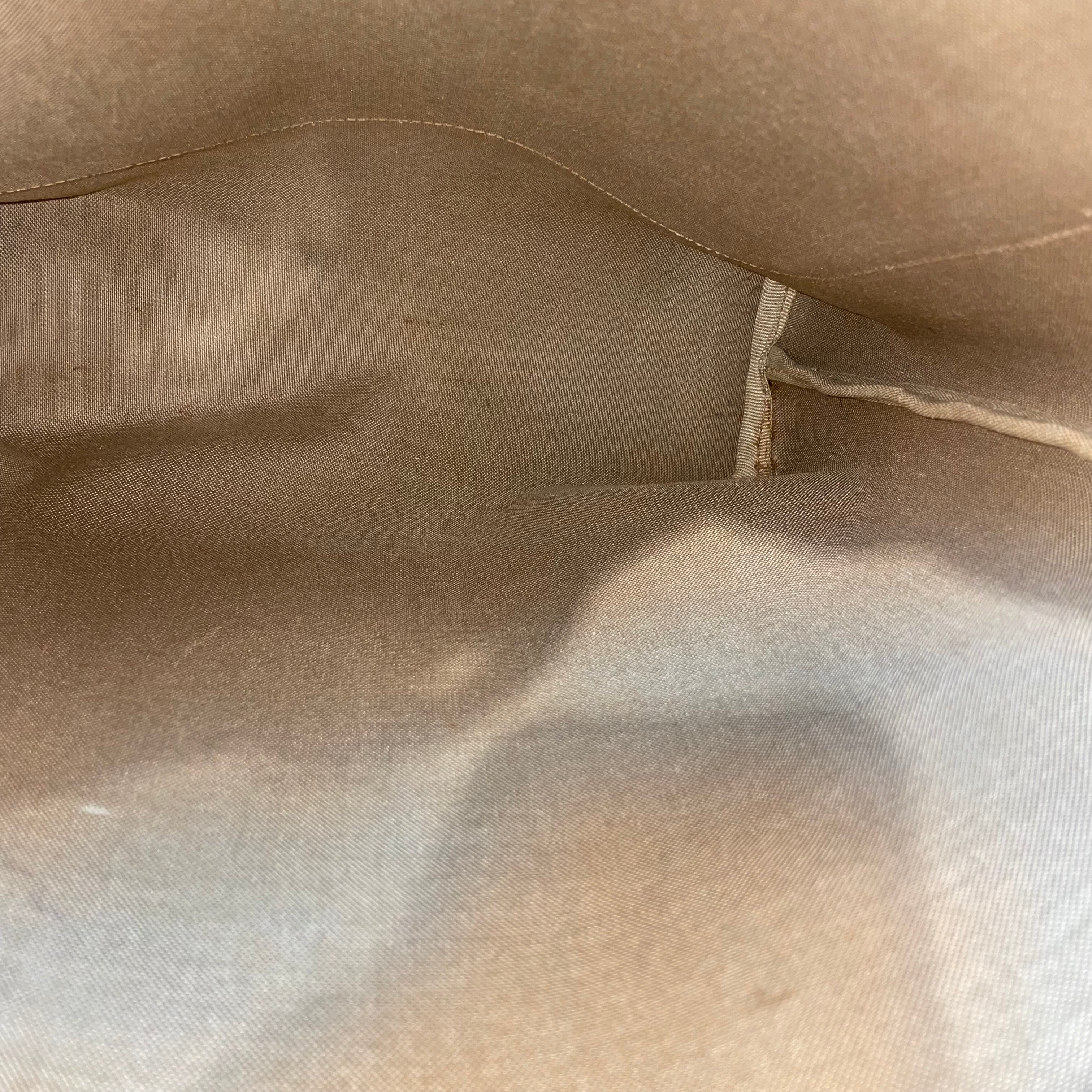 GUCCI/Tote Bag/Monogram/Faux Leather/BEG/Brown Canvas Tote view 5