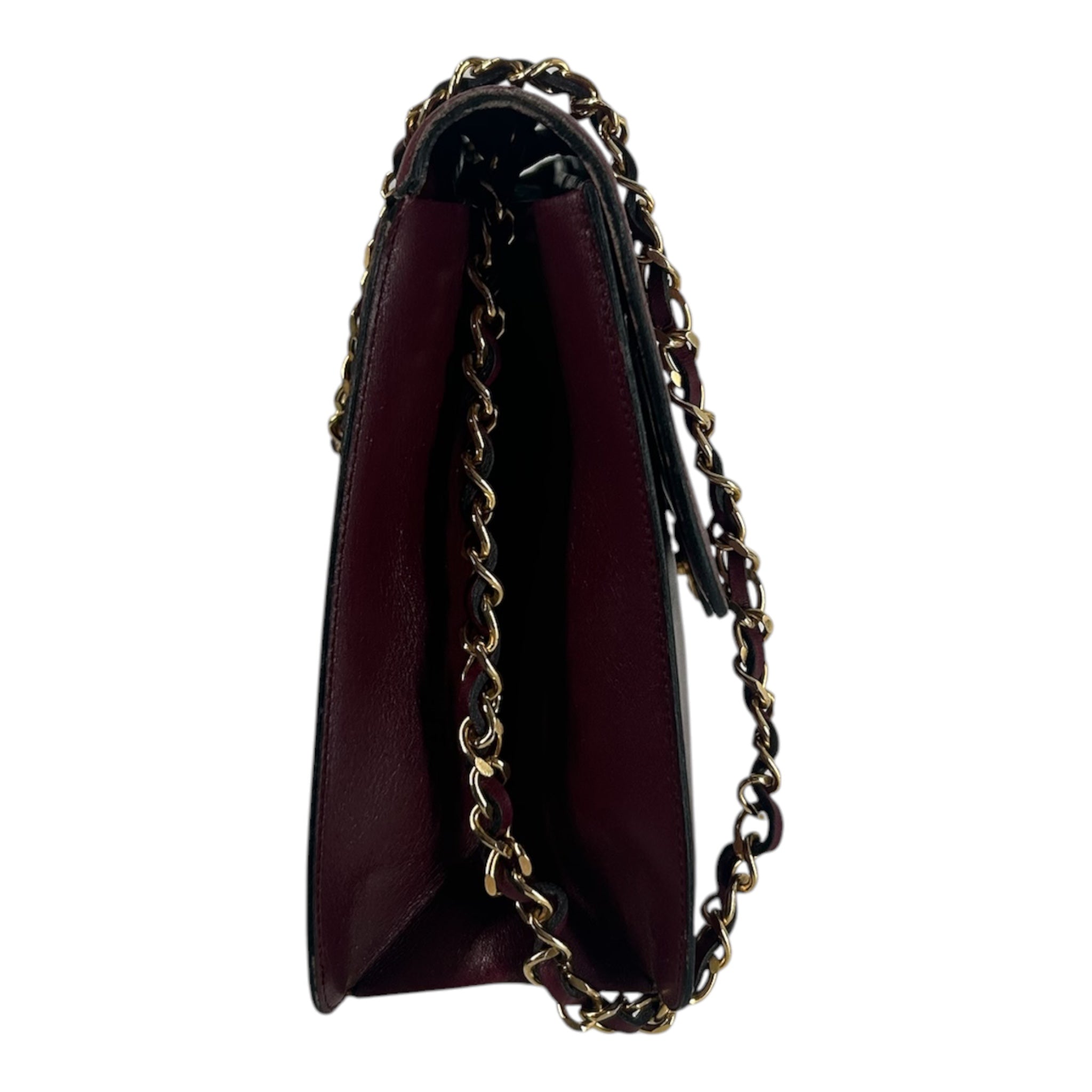 CHANEL/Cross Body Bag/Lambskin/BRD/CLASSIC FLAP BAG GLD HARDWARE view 4
