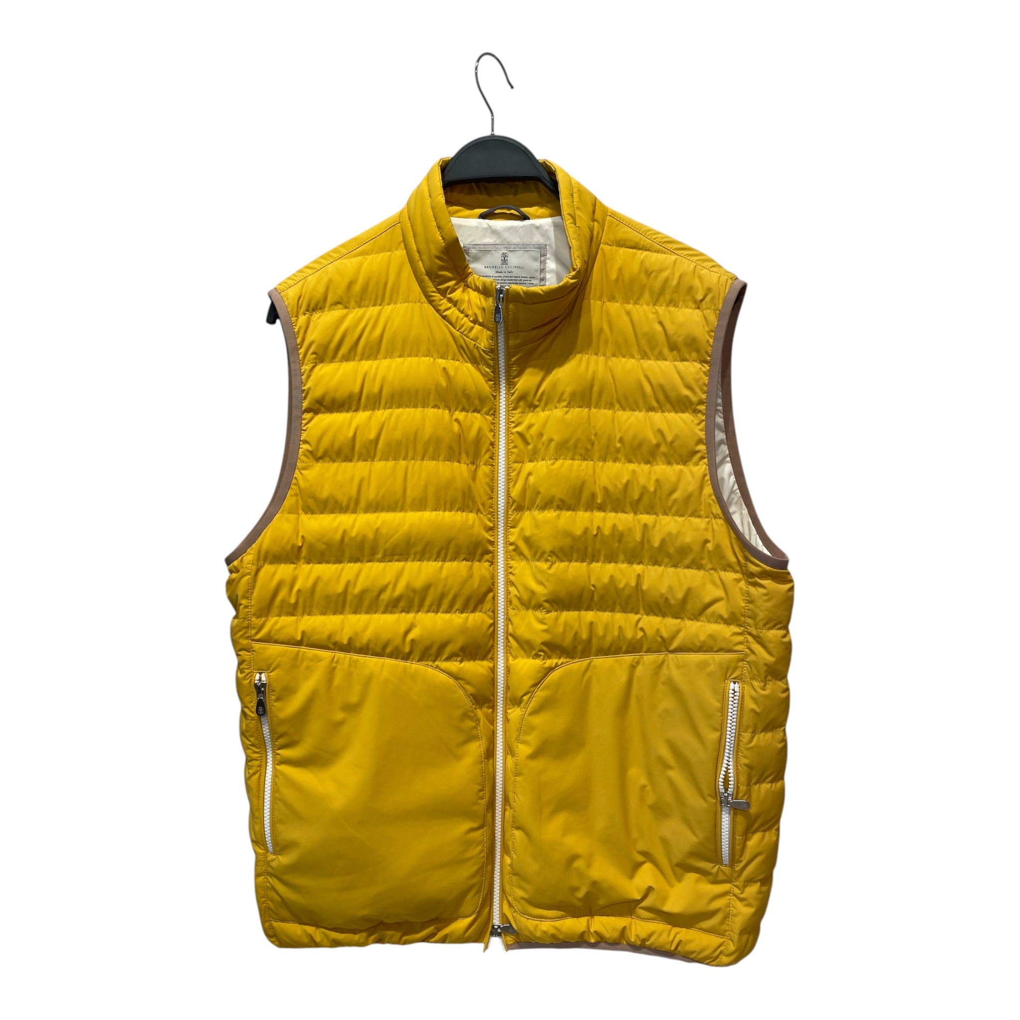 BRUNELLO CUCINELLI/Puffer Vest/XL/Nylon/GLD/ view 1
