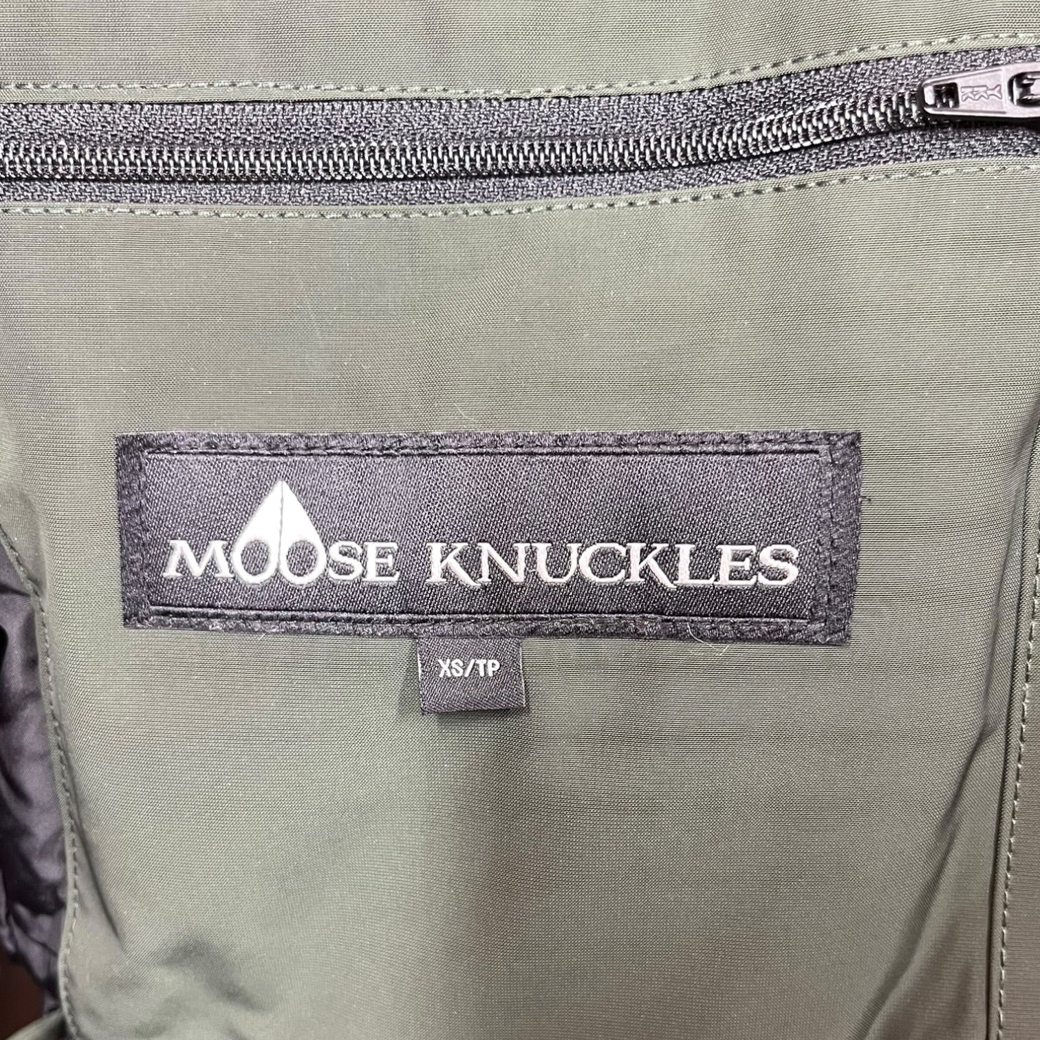 MOOSE KNUCKLES/Puffer Jkt/XS/Nylon/GRN/DOWN JKT W/ FUR TRIM HOOD view 3