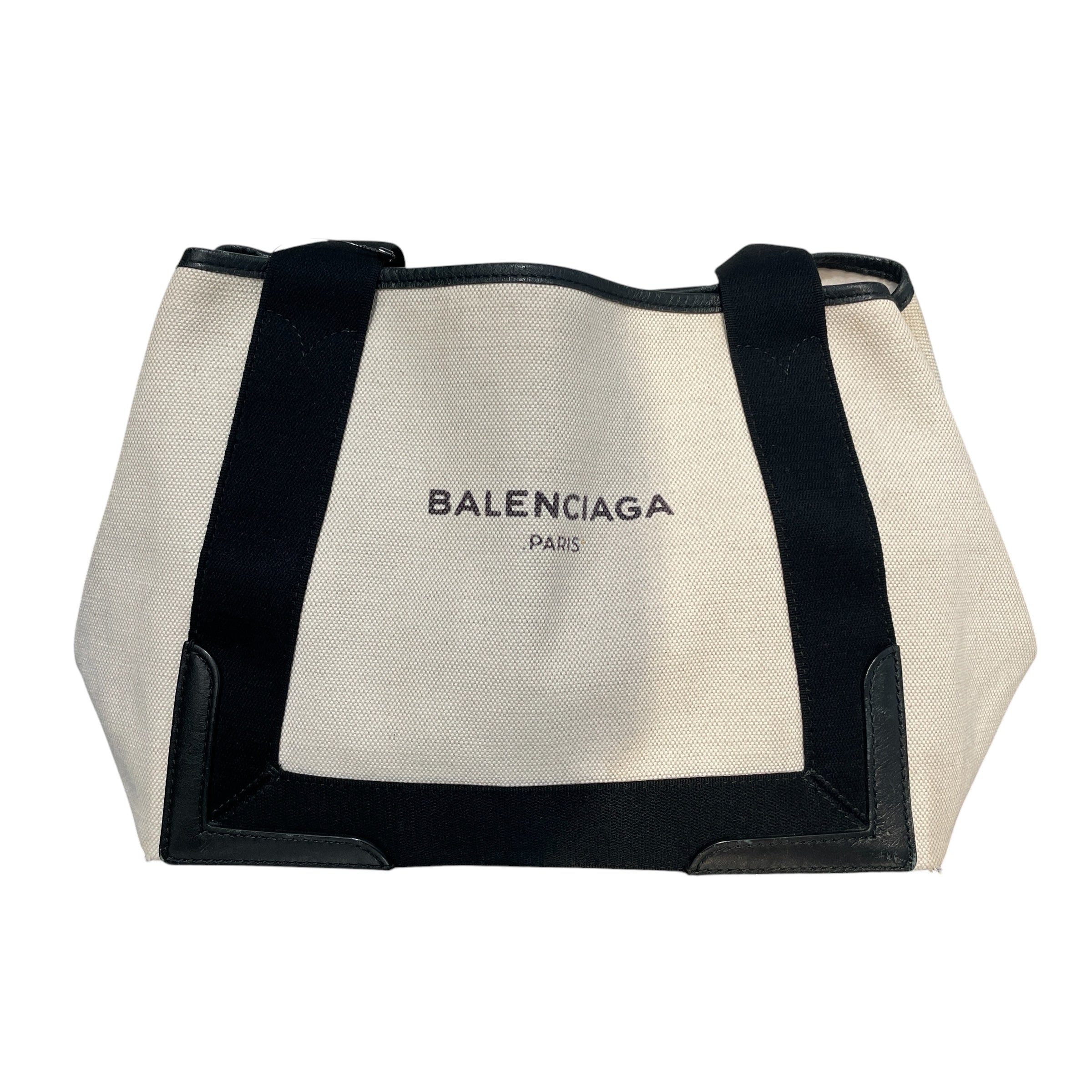 BALENCIAGA/Tote Bag/Cotton/BEG/Canvas Small Tote view 1
