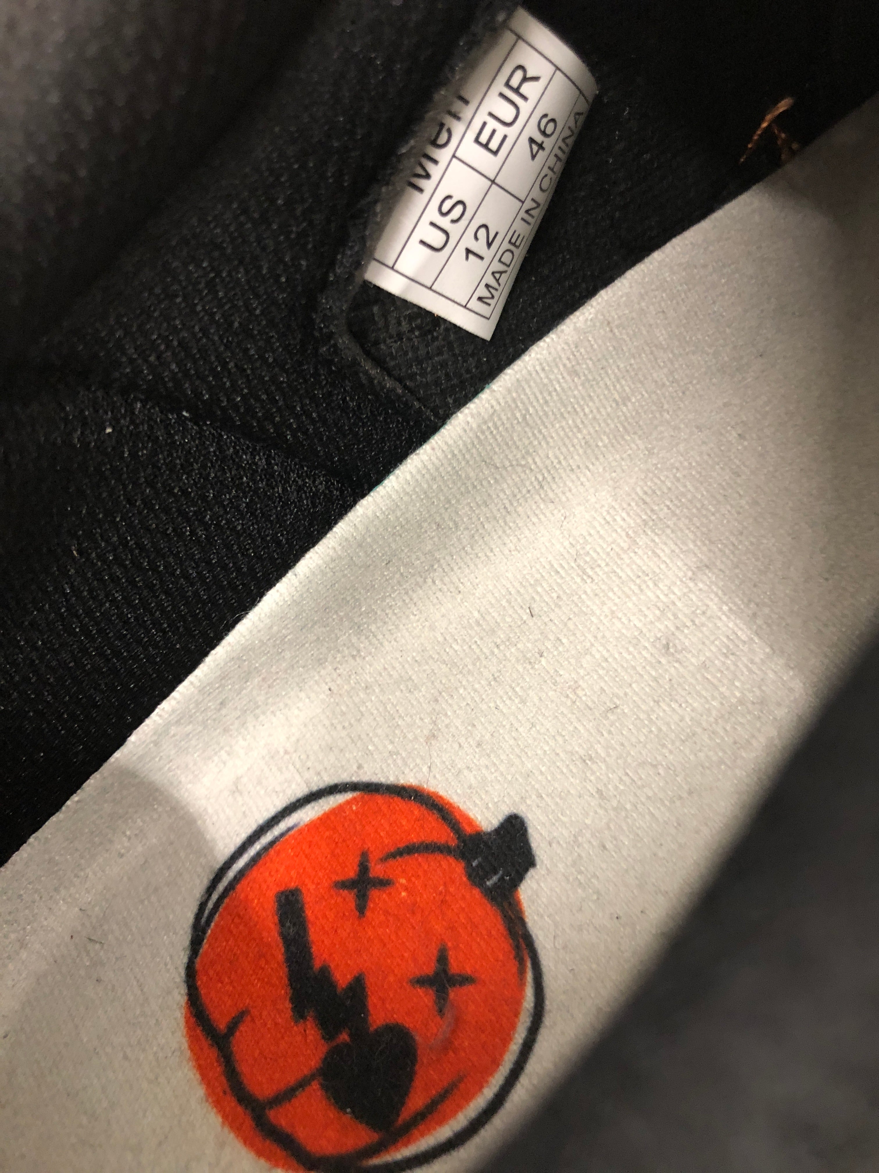 LIMITED ACES/Low-Sneakers/US 12/Cotton/ORN/BLACK ORANGE CREAM view 5