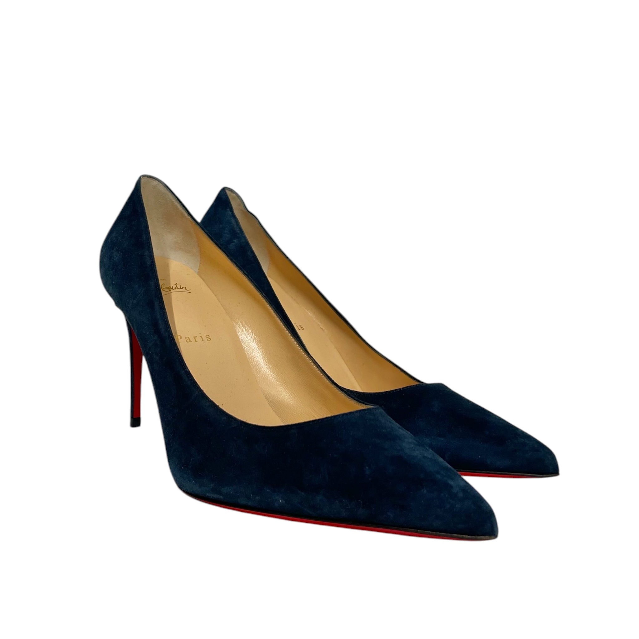 Christian Louboutin/Heels/EU 40.5/Velour/IDG/PUMPS view 1