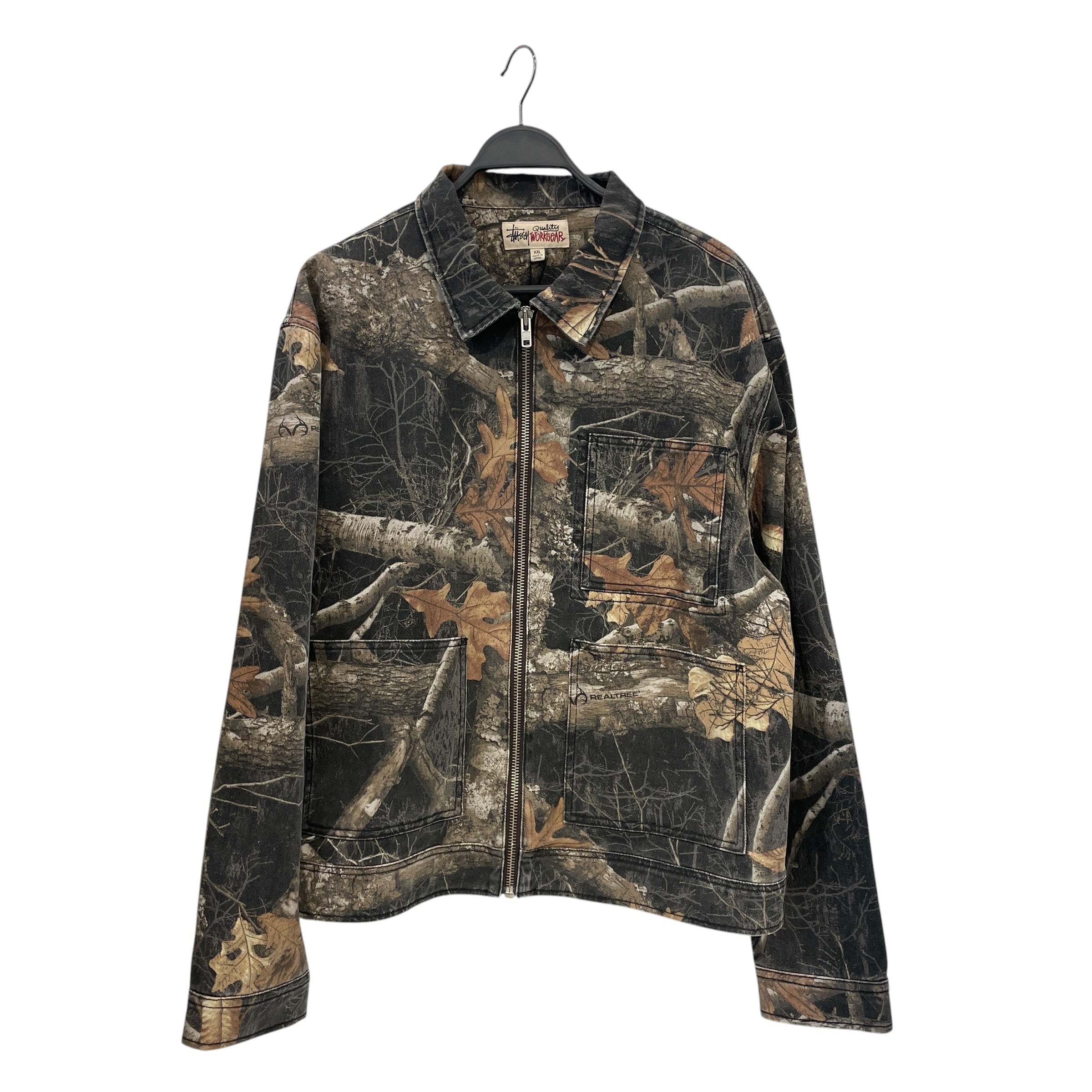 STUSSY/Jacket/XXL/Cotton/BRW/Camouflage/CAMO WORK JACKET view 1