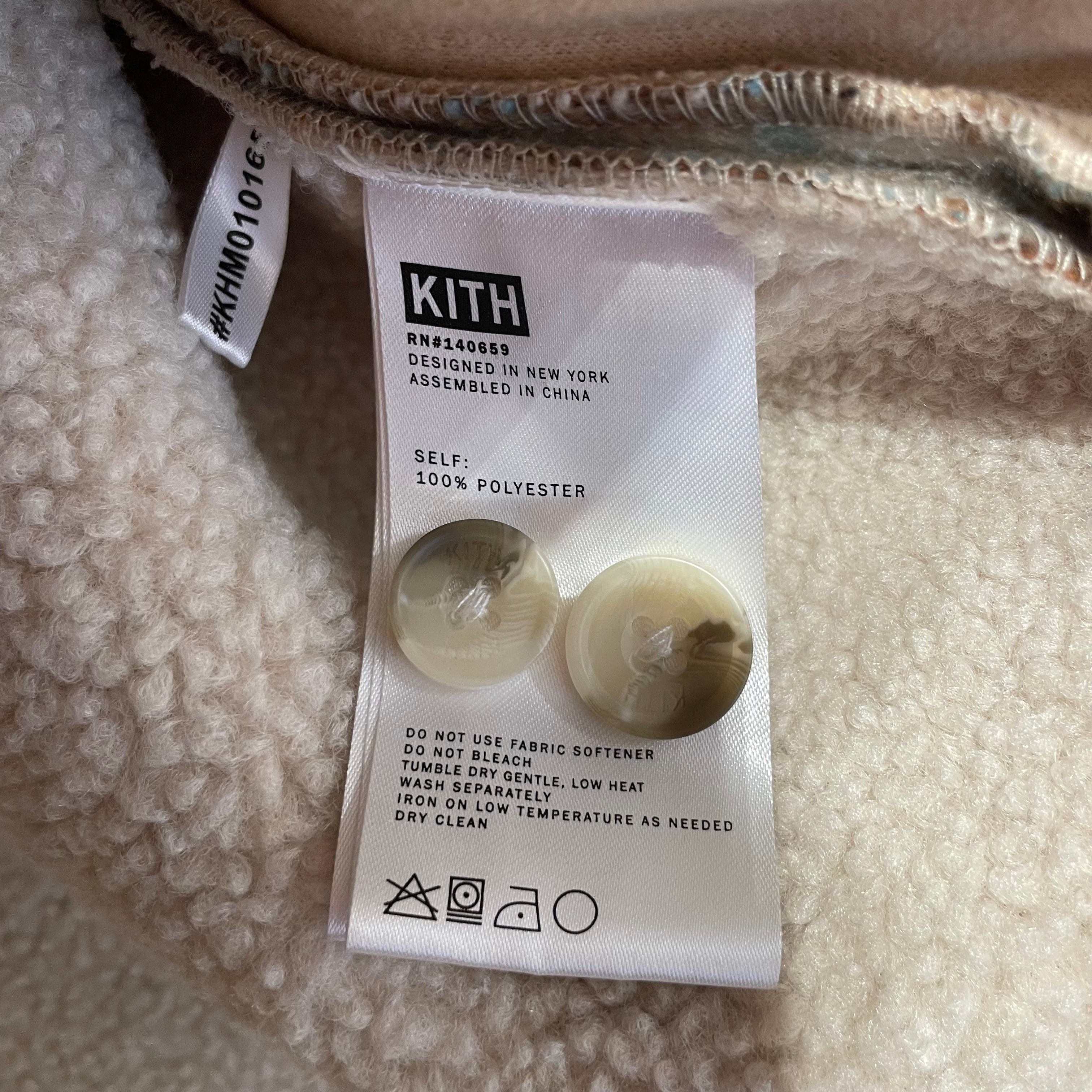 KITH/Flannel Shirt/M/Polyester/MLT/Plaid/SHERIDAN  FLEECE SHIRT view 4