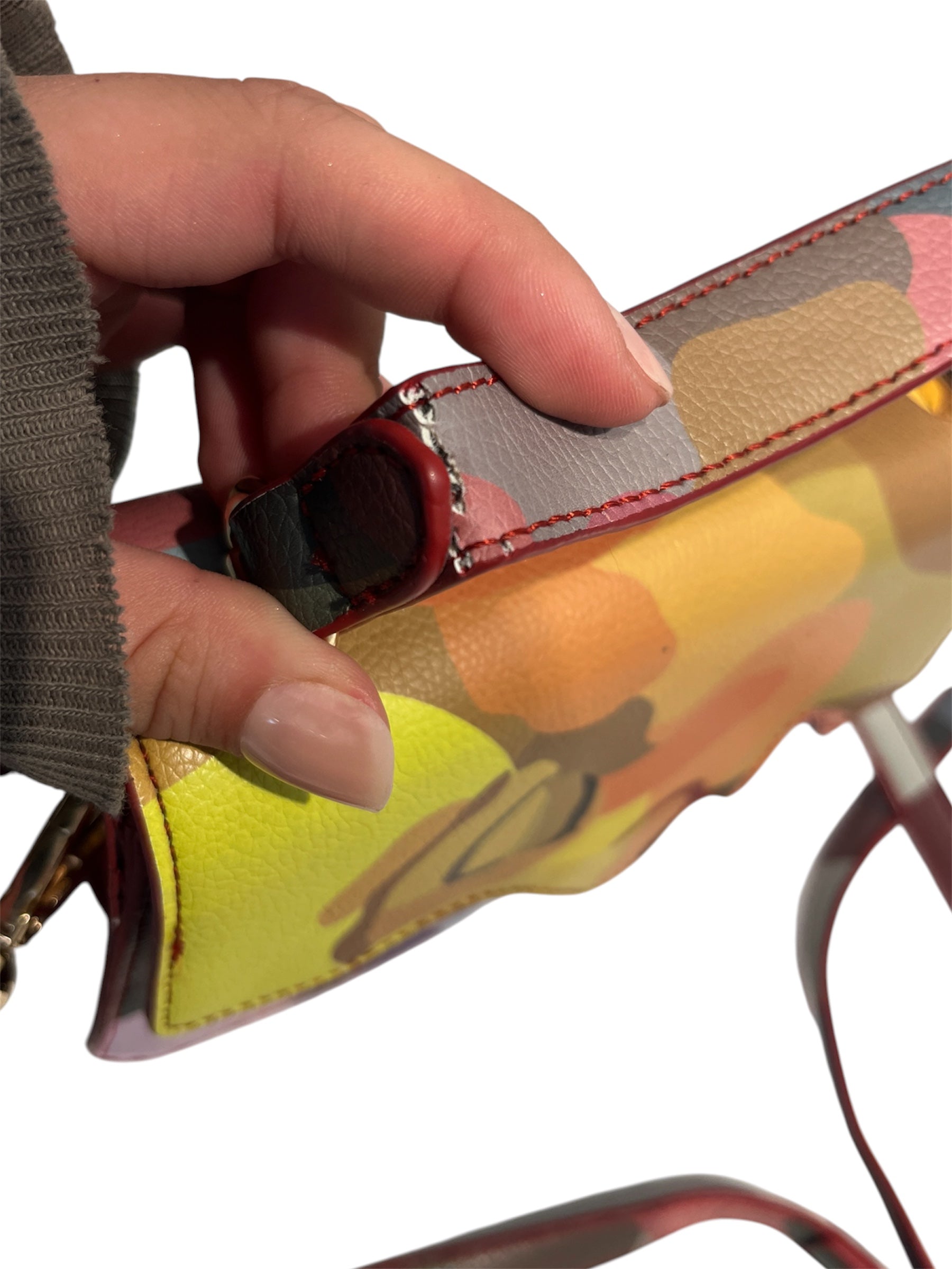 KIDSUPER STUDIOS/Cross Body Bag/All Over Print/Leather/MLT/KISSING FACE BAG view 8