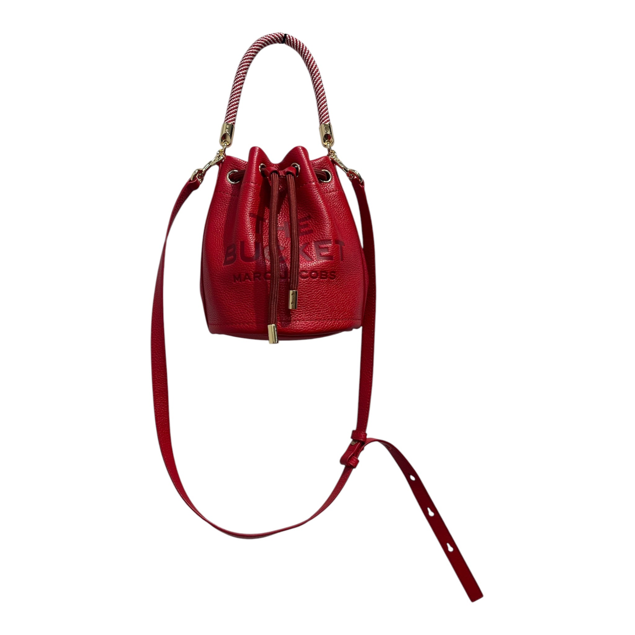 MARC JACOBS/Basket Bag/Leather/RED/THE LEATHER BUCKET view 1