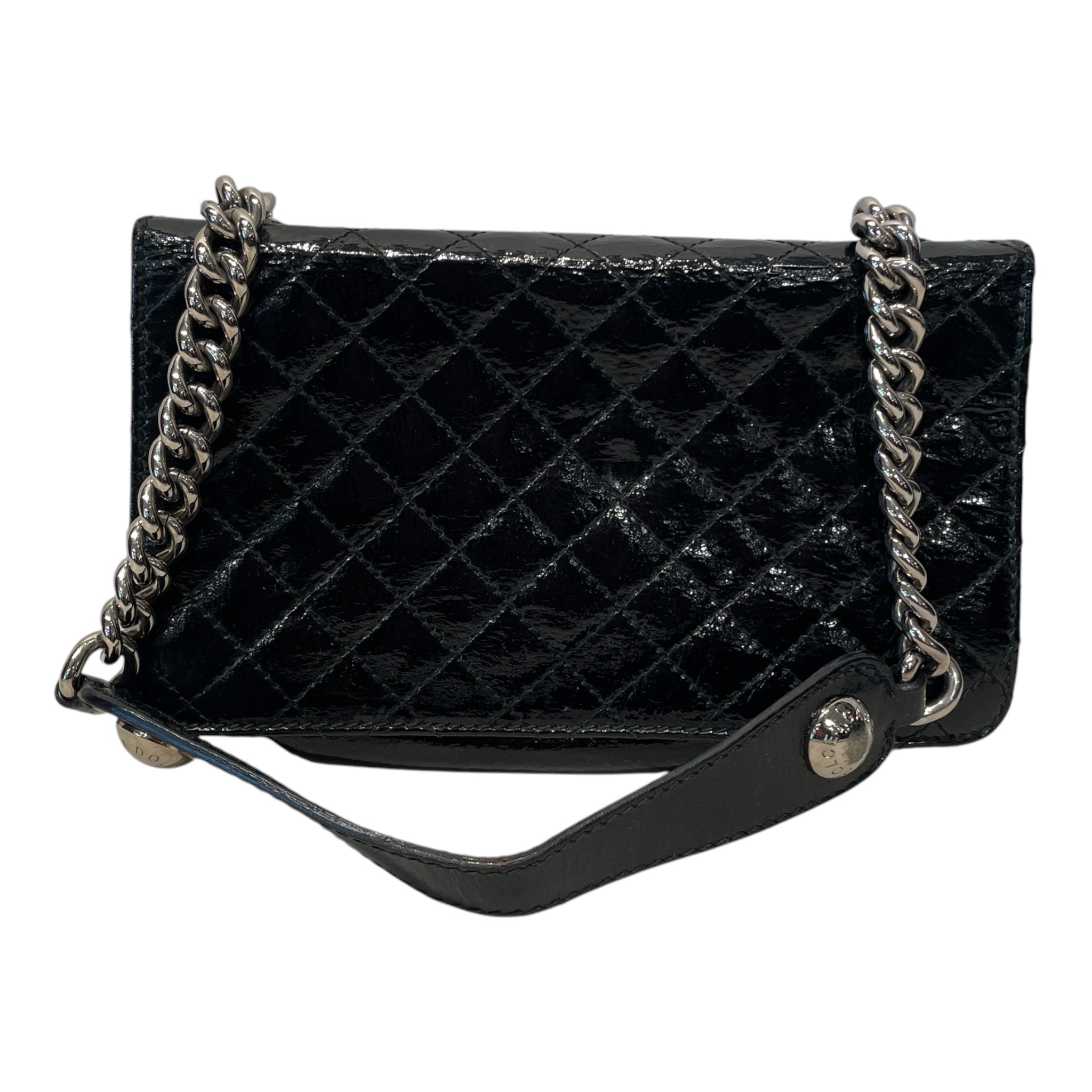 DOLCE&GABBANA/Bag/Leather/BLK/PATENT LEATHER/SILVER HARDWARE view 2