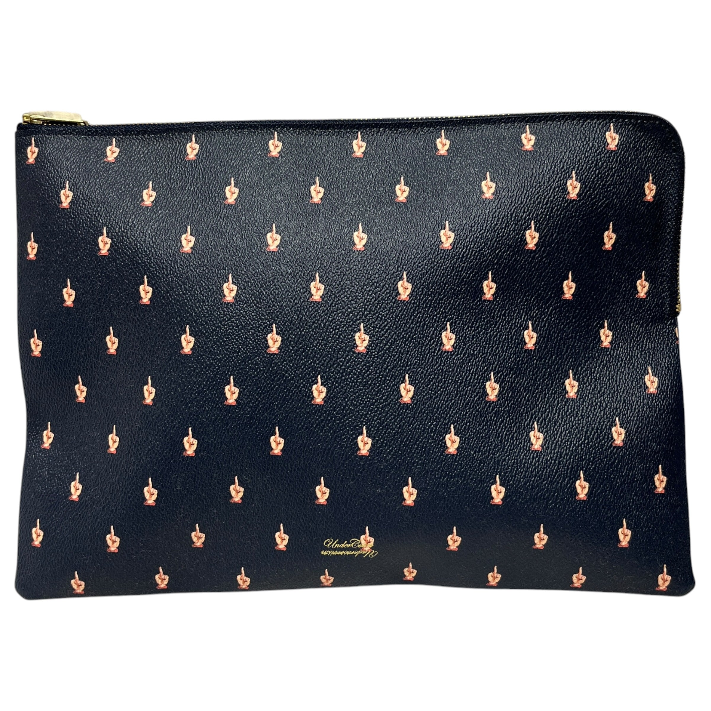 UNDERCOVER/Pouch/All Over Print/Leather/NVY/f-you pouch view 1