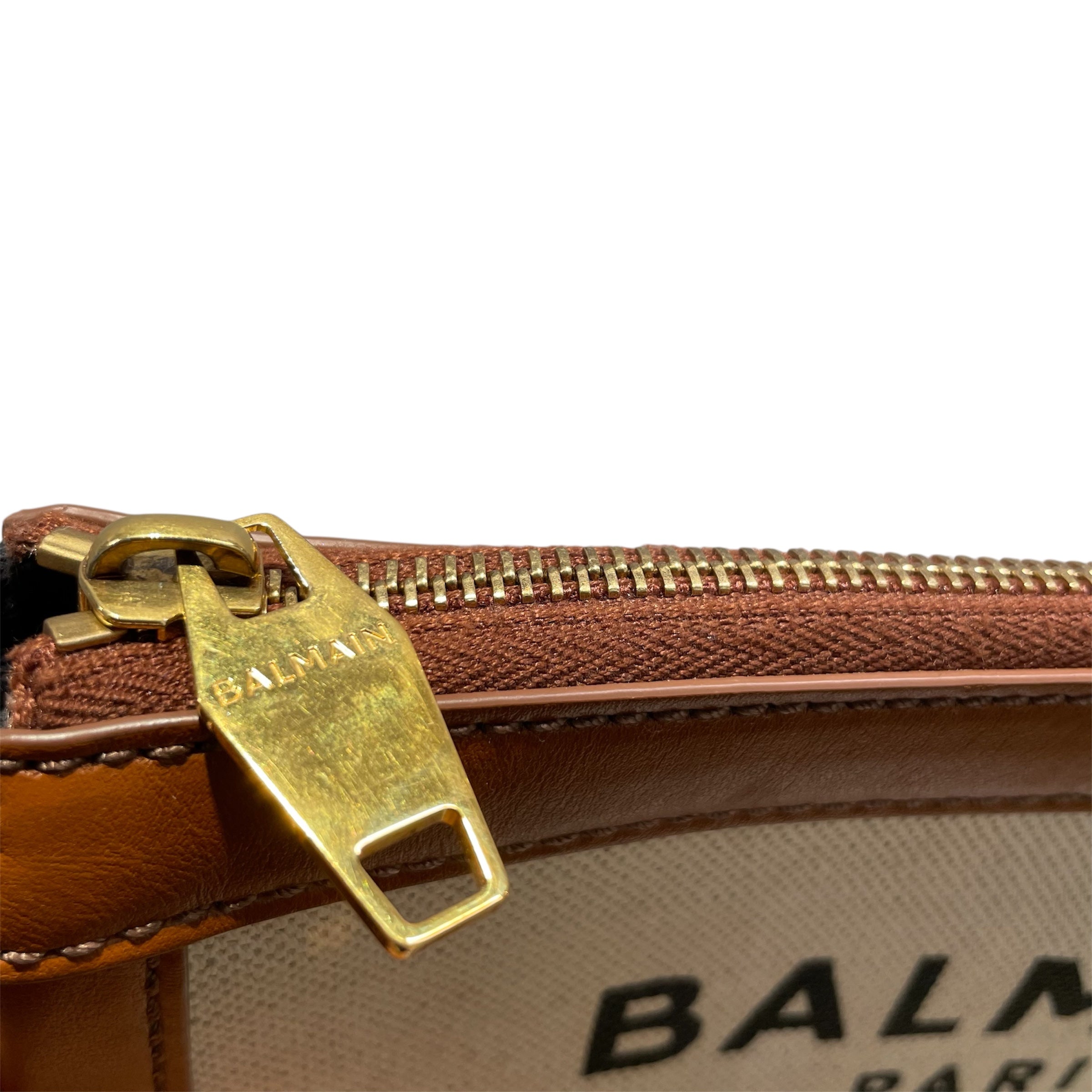 BALMAIN/Hand Bag/Leather/KHK/ view 6