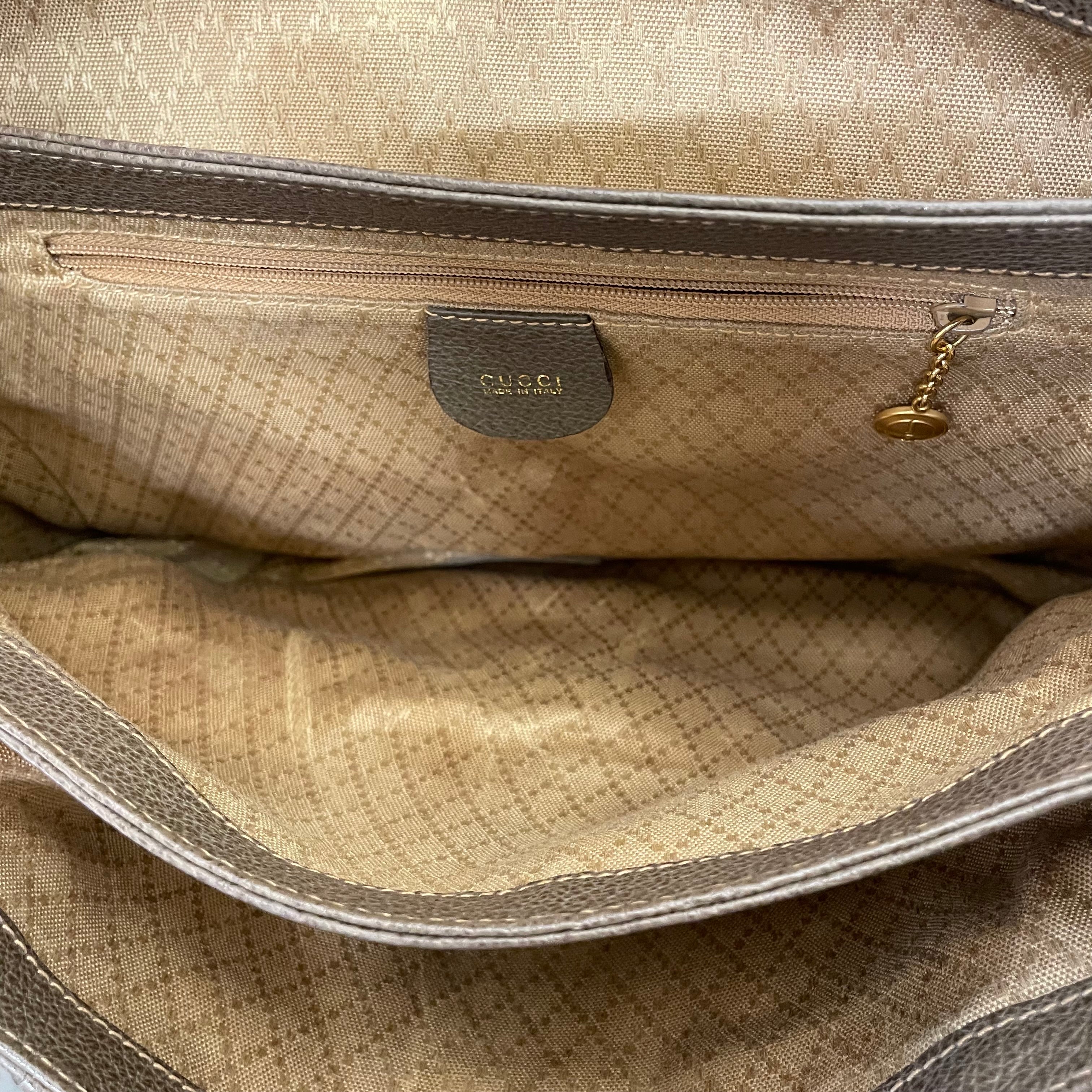 GUCCI/Bag/Suede/BEG/SADDLEBAG view 4