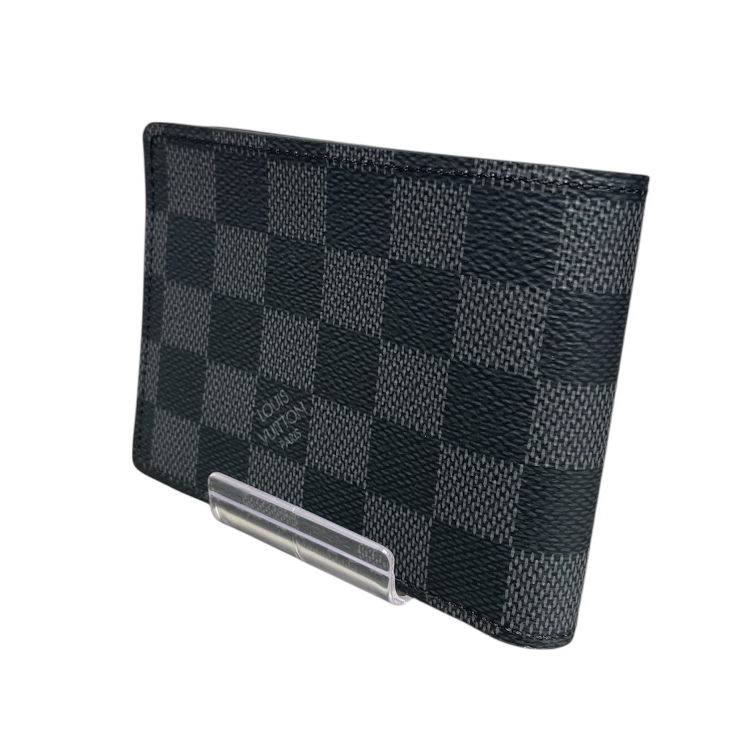 LOUIS VUITTON/Bifold Wallet/Leather/BLK/bifold view 2