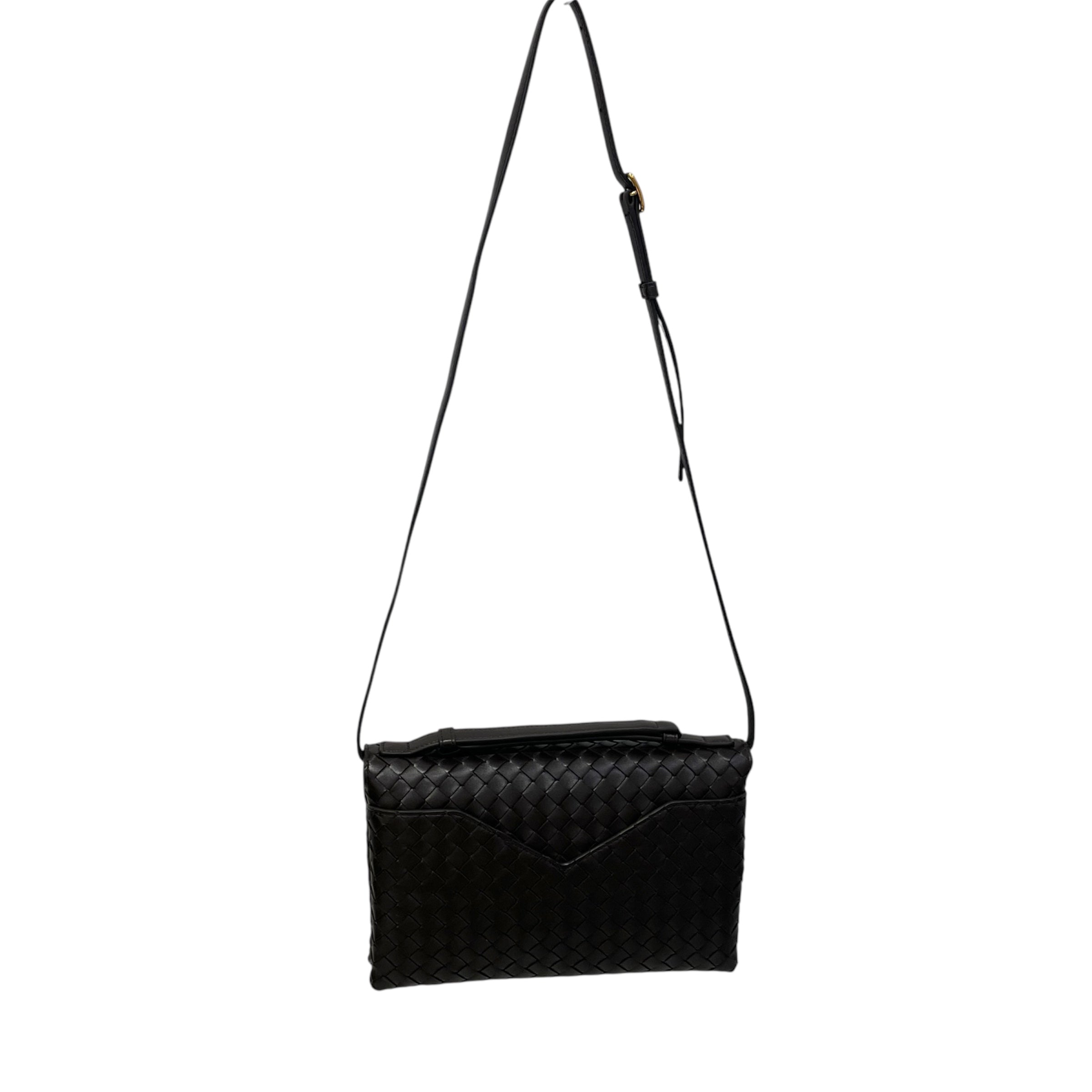 BOTTEGA VENETA/Cross Body Bag/Leather/BLK/knot lock view 2