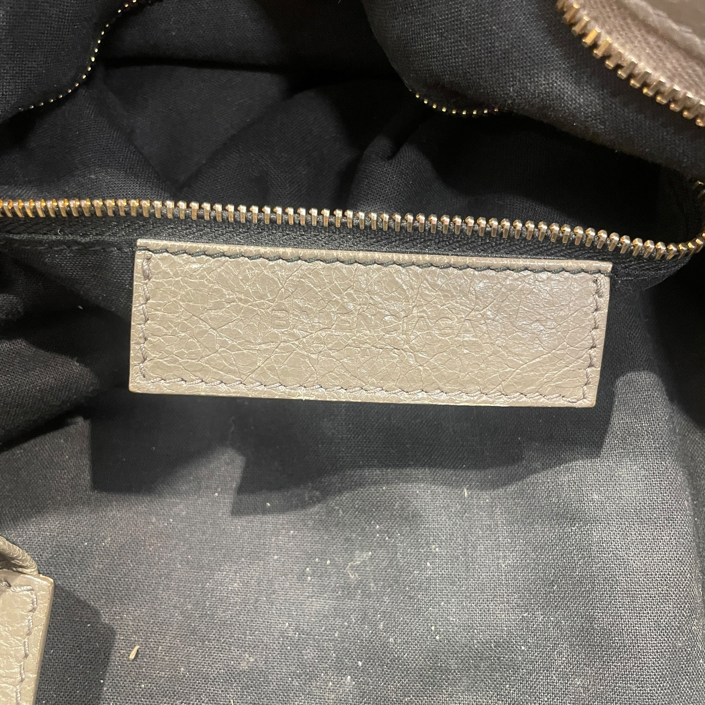 BALENCIAGA/Cross Body Bag/Leather/GRY/VELO view 6