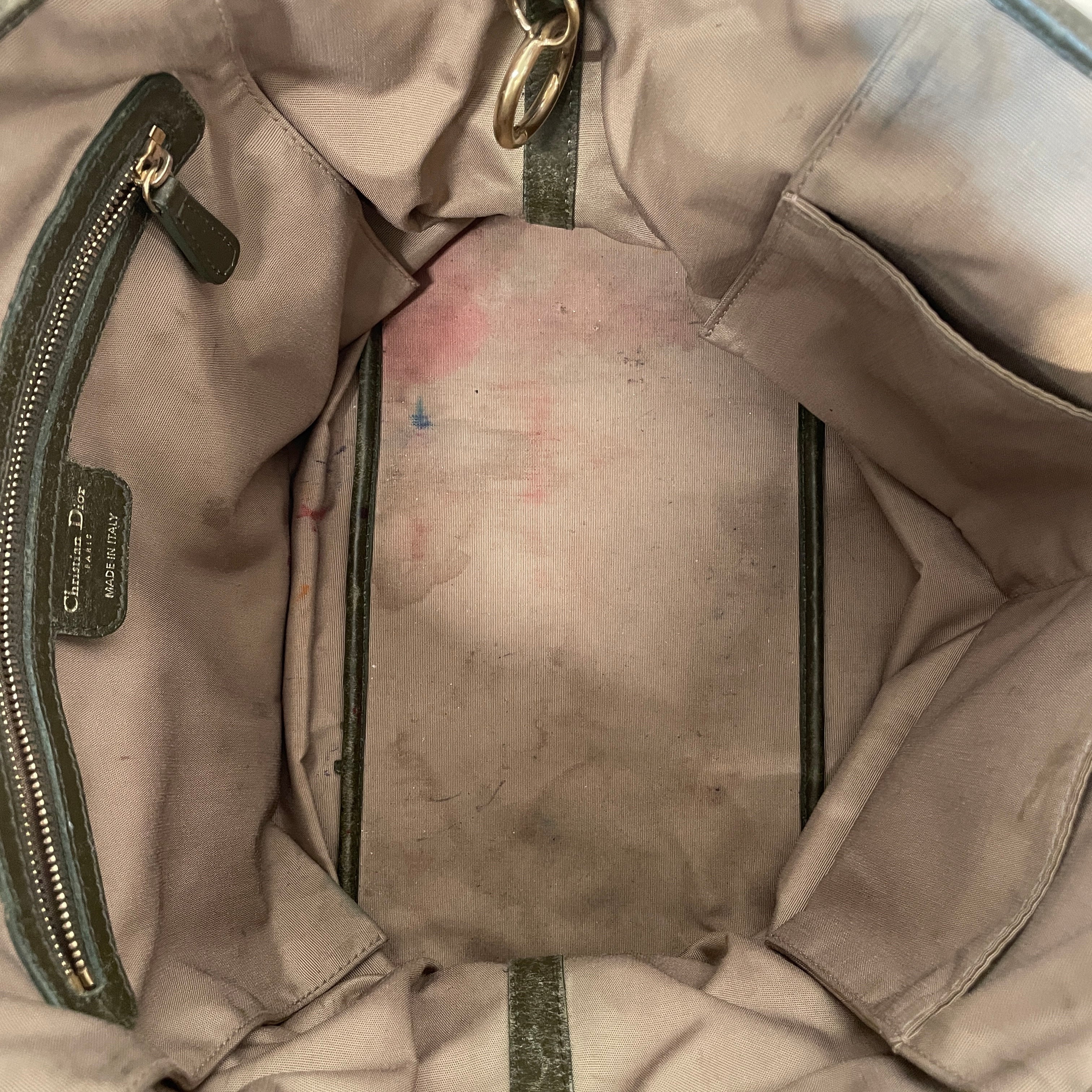 Christian Dior/Bag/Leather/GRN/CANNAGE view 4