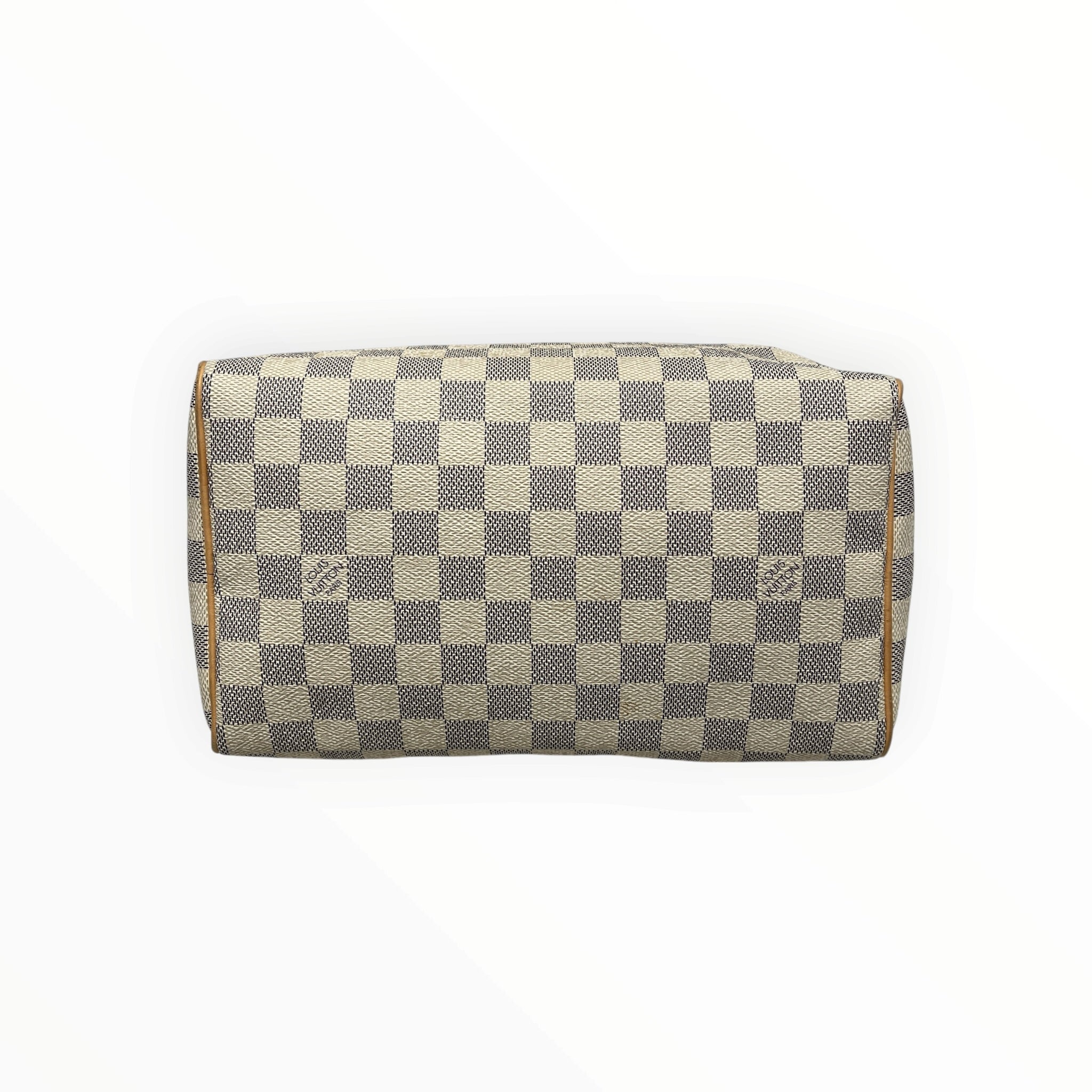 LOUIS VUITTON/Hand Bag/Monogram/Leather/WHT/DAMIER AZUR SPEEDY 25 view 3