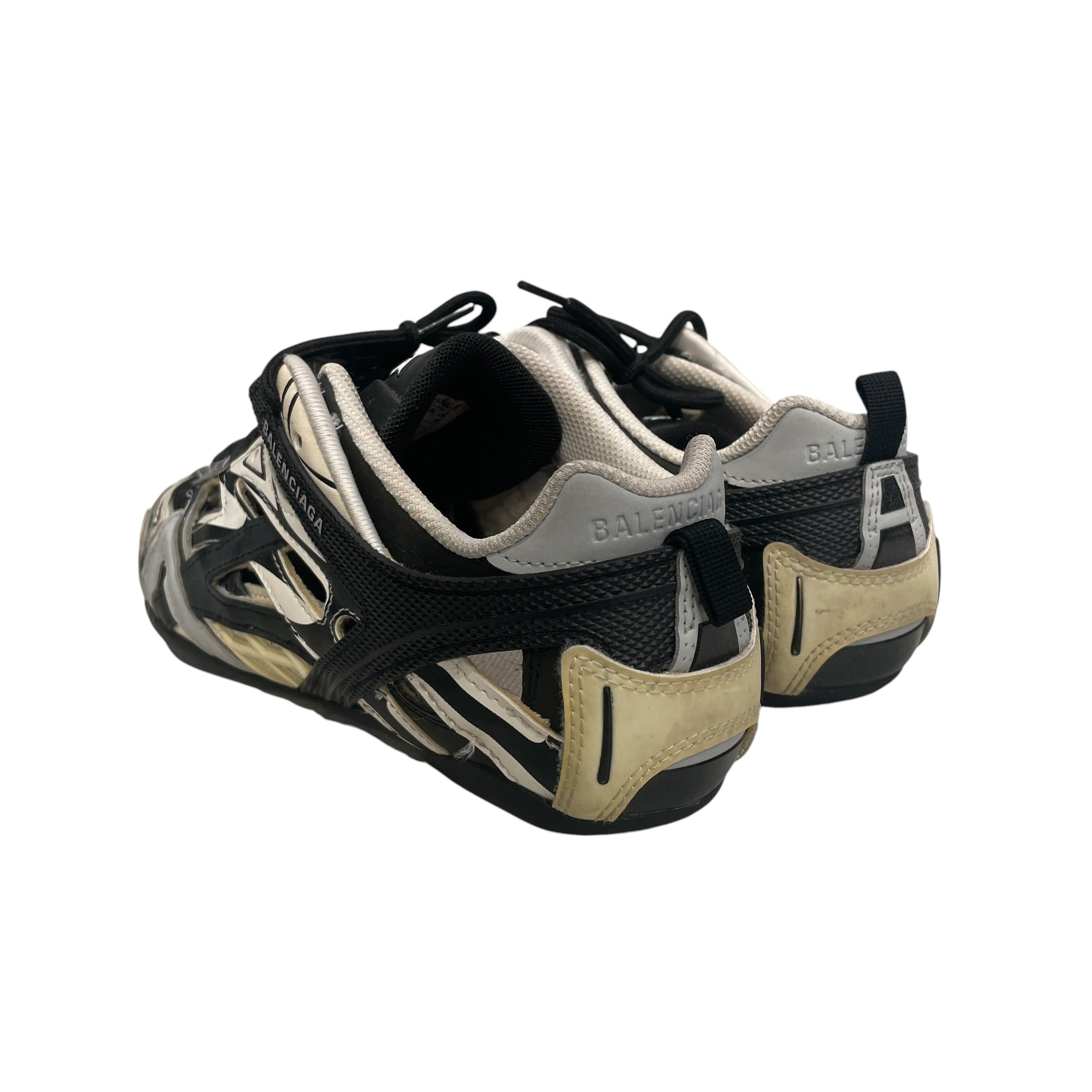 BALENCIAGA/Low-Sneakers/US 8/Leather/BLK/DRIVE TRAINERS view 2
