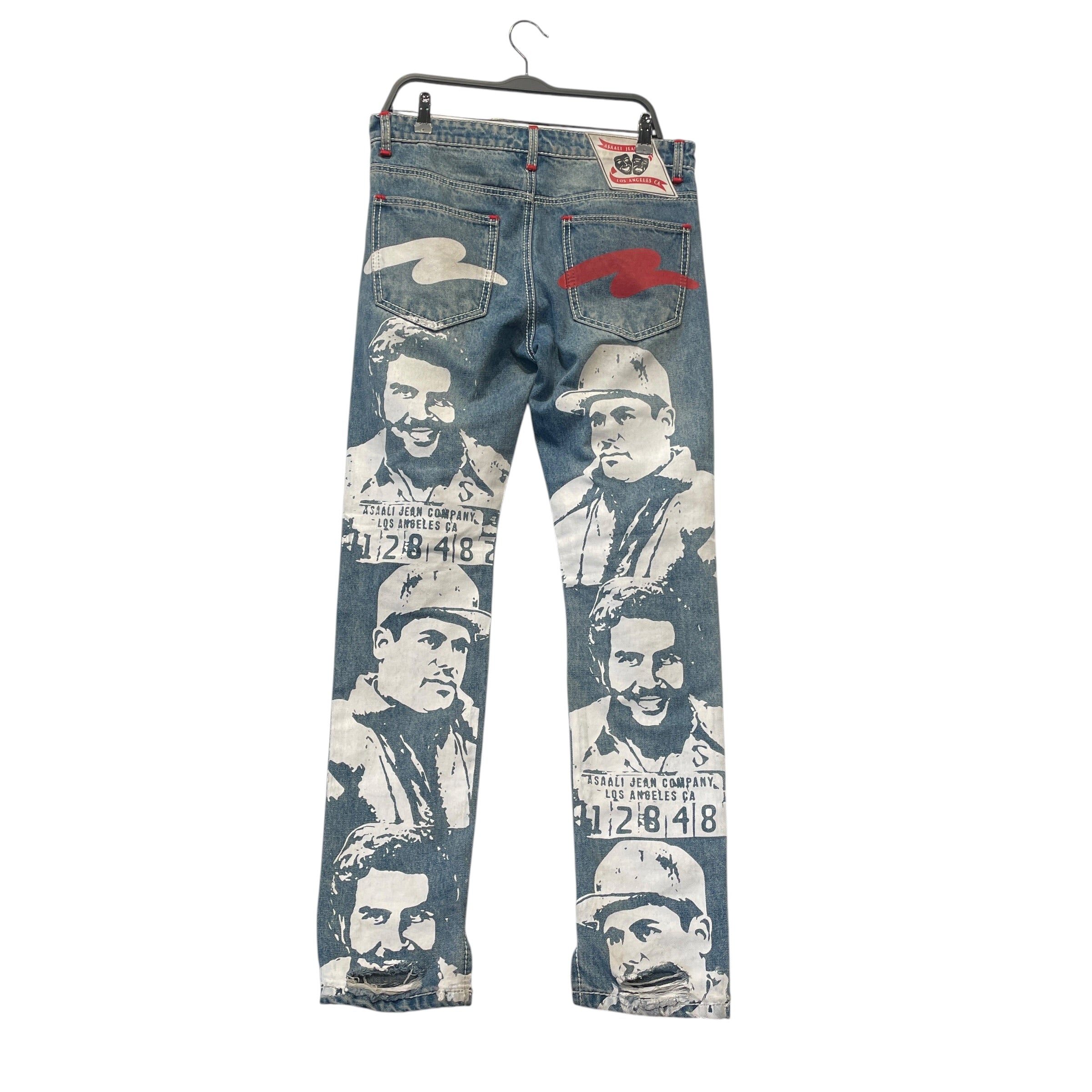 ASAALI/Straight Pants/28/Denim/BLU/ view 2