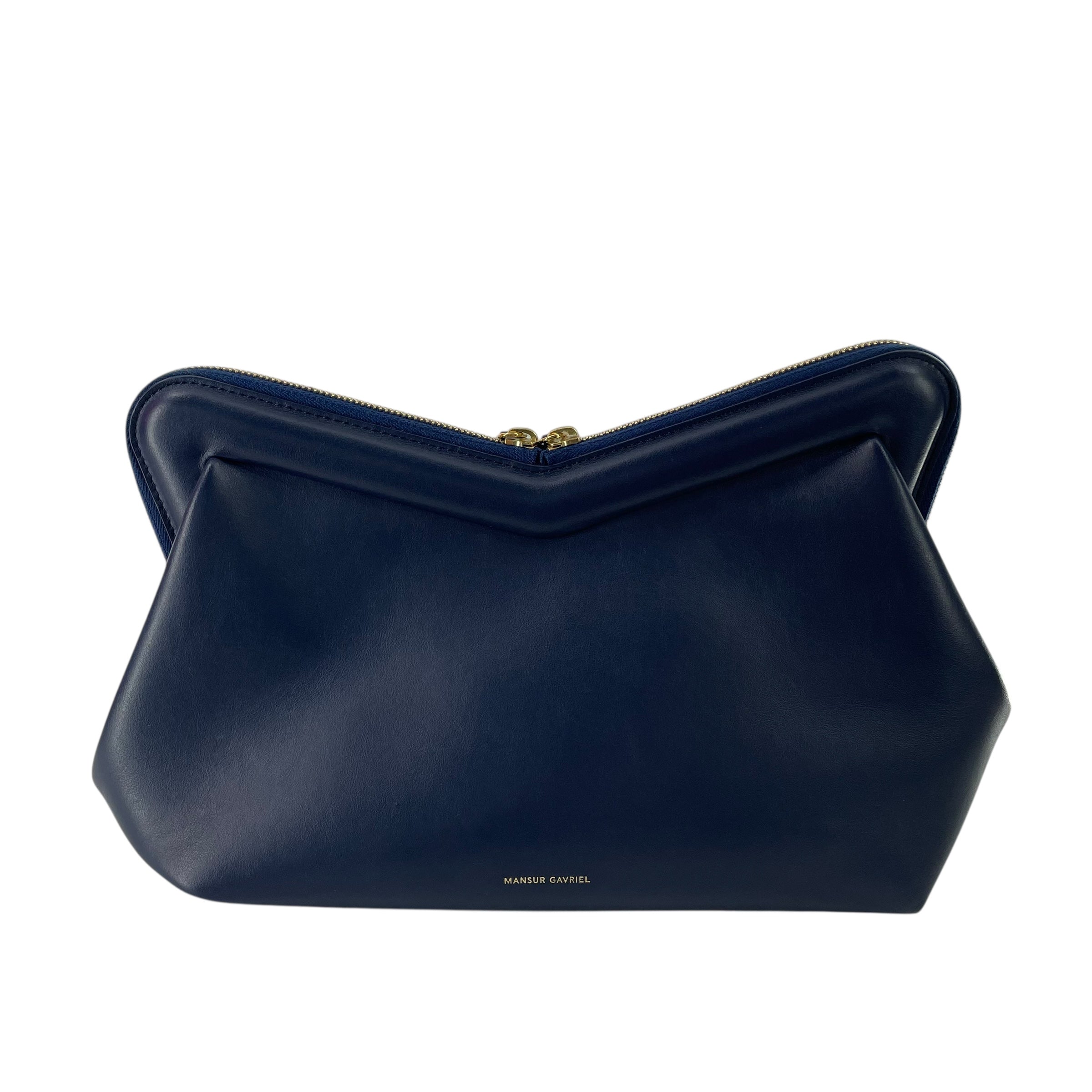 Mansur Gavriel/Clutch Bag/Leather/NVY/M BAG view 1