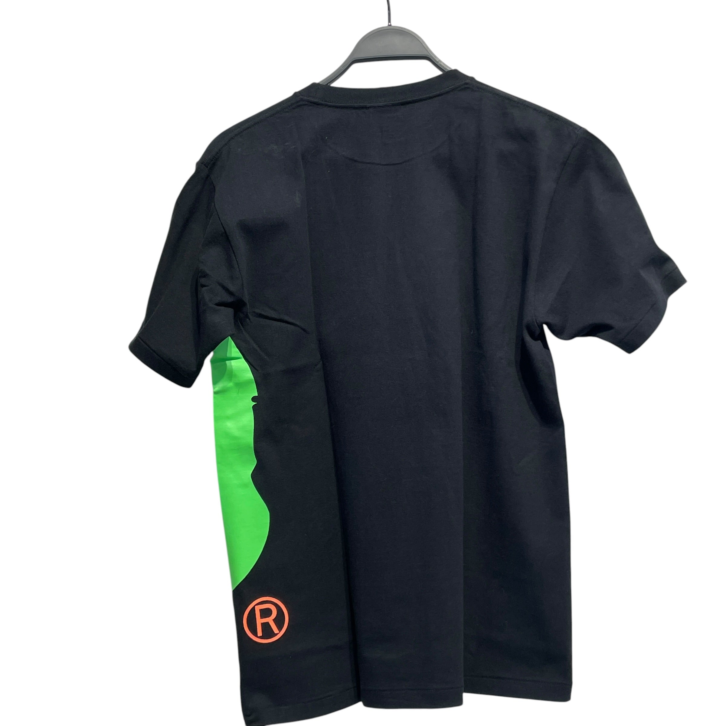 A BATHING APE/T-Shirt/M/Cotton/BLK/Graphic/big ape head green view 2