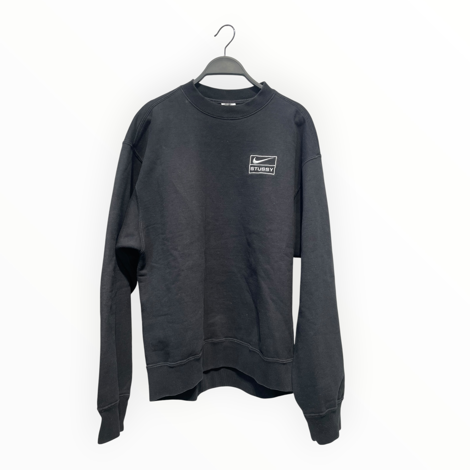 NIKE/STUSSY/Sweatshirt/XS/Graphic/Cotton/BLK/LOGO GRAPHIC view 1