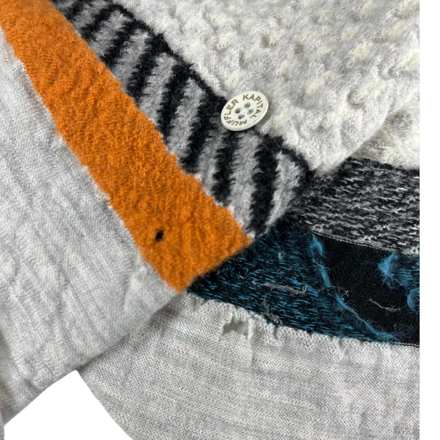 KAPITAL/Scarf/All Over Print/Wool/MLT/stars and swirls view 3