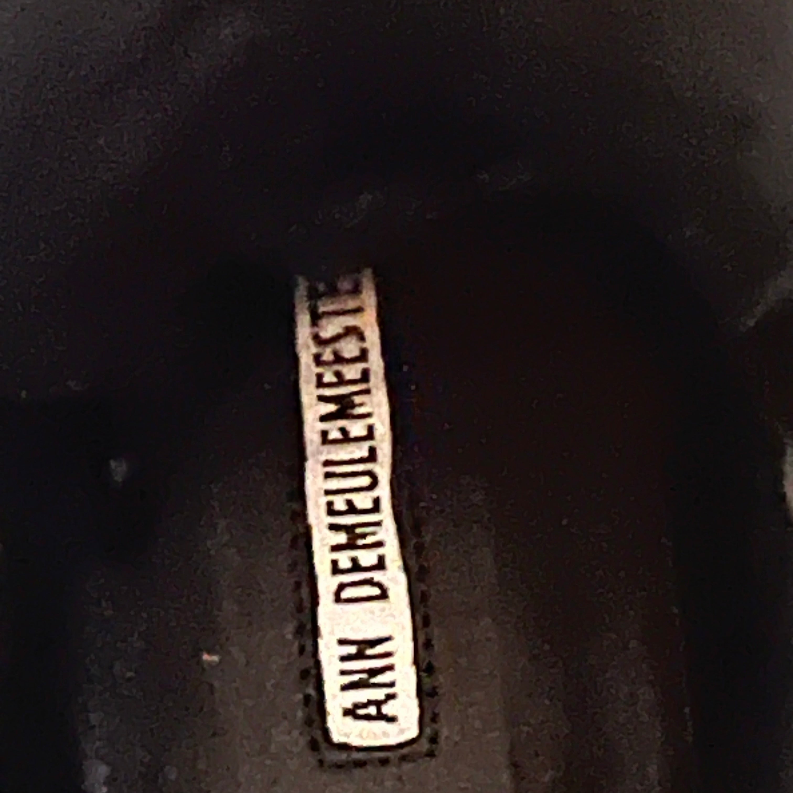 ANN DEMEULEMEESTER/Boots/EU 38/Leather/BRW/interior discoloration view 3
