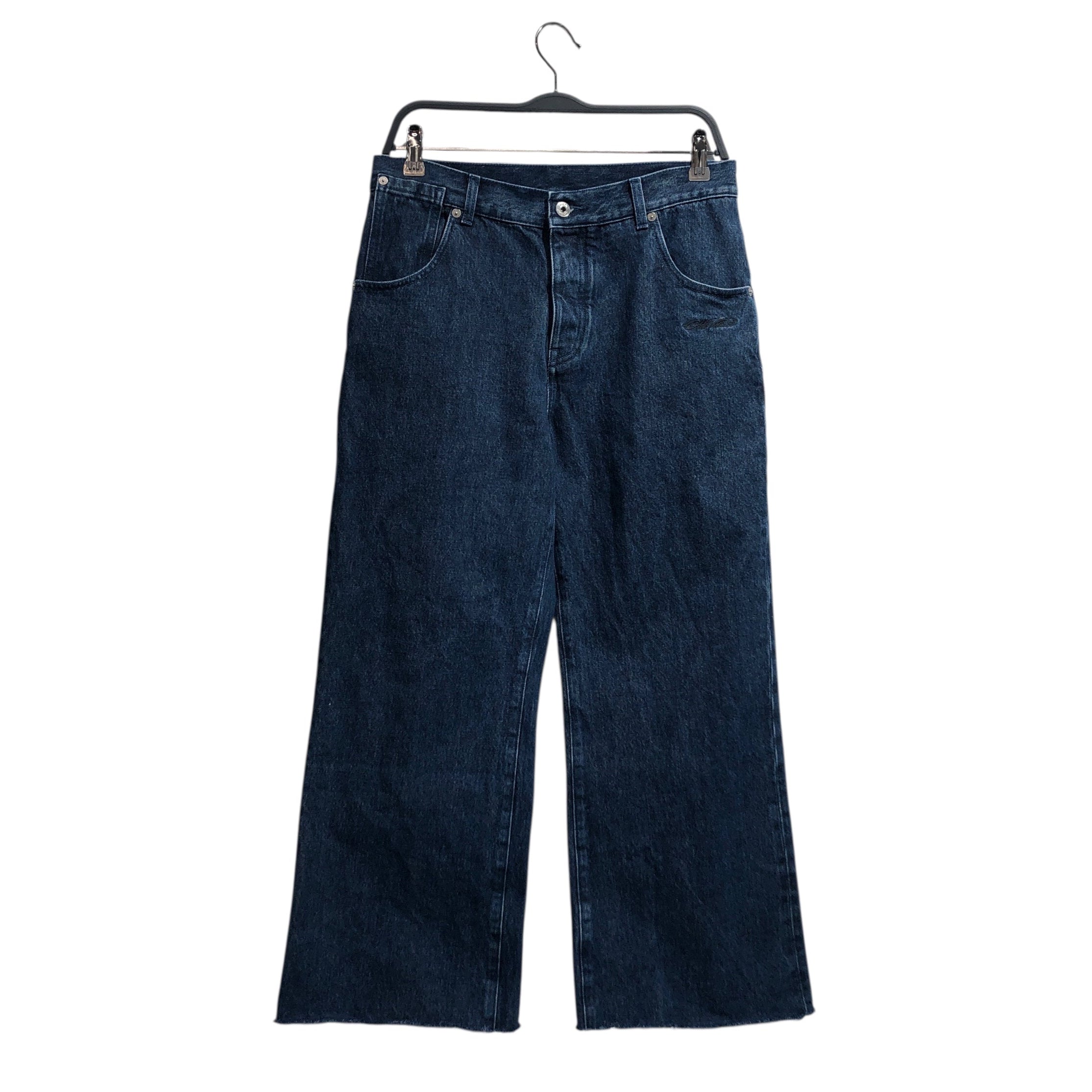 OFF-WHITE/Straight Pants/27/Denim/IDG/Button Fly/owya062f24den003 view 1