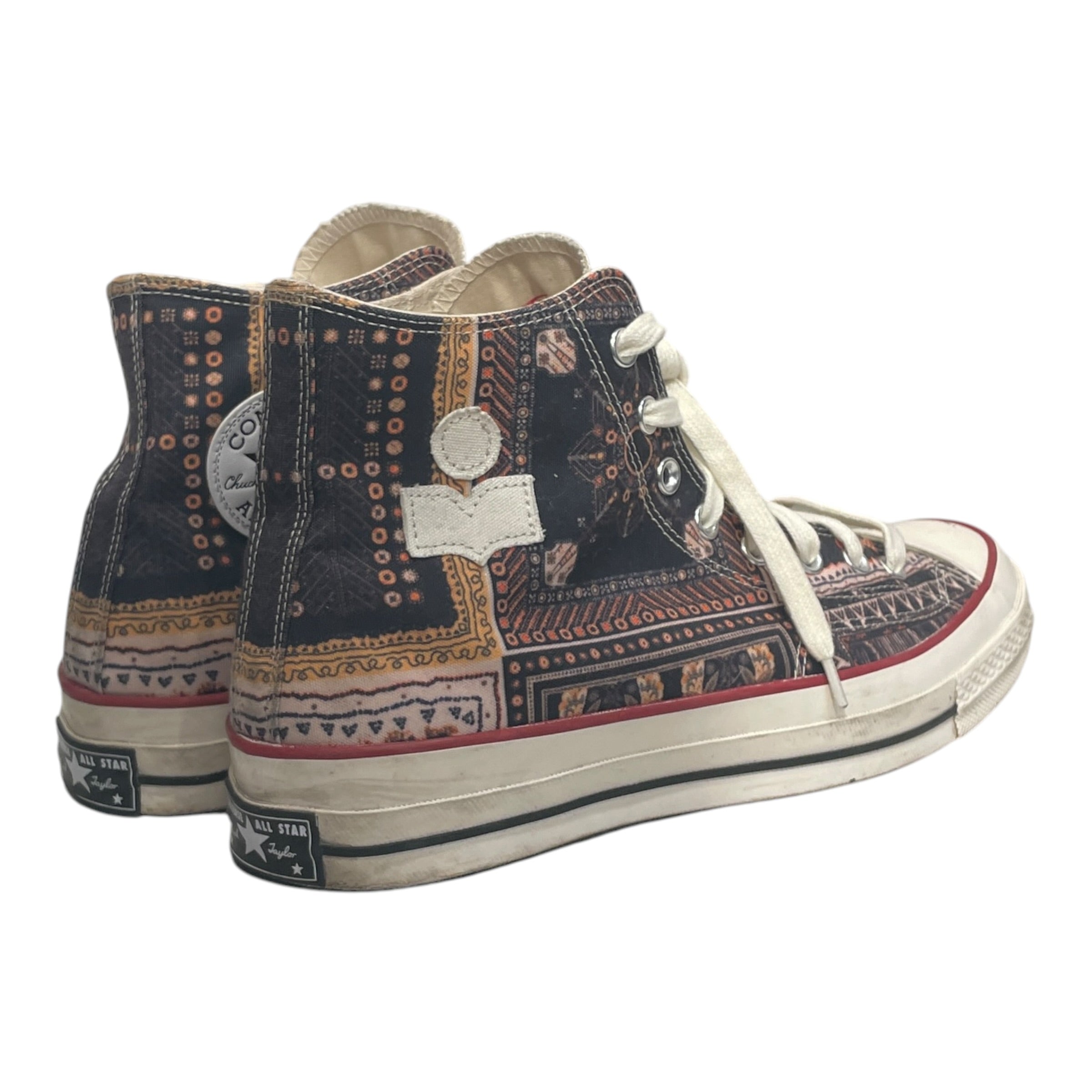 CONVERSE/ISABEL MARANT/Hi-Sneakers/US 11.5/All Over Print/Cotton/BLK/FLORAL RUG PRINT A1400C view 2