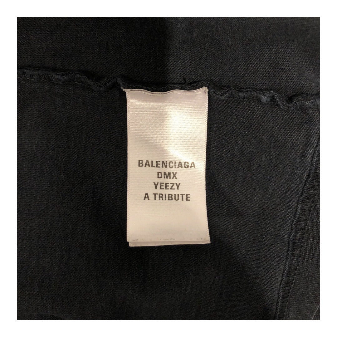 BALENCIAGA/LS T-Shirt/L/Cotton/BLK/Graphic/YEEZY DMX TRIBUTE TEE view 3