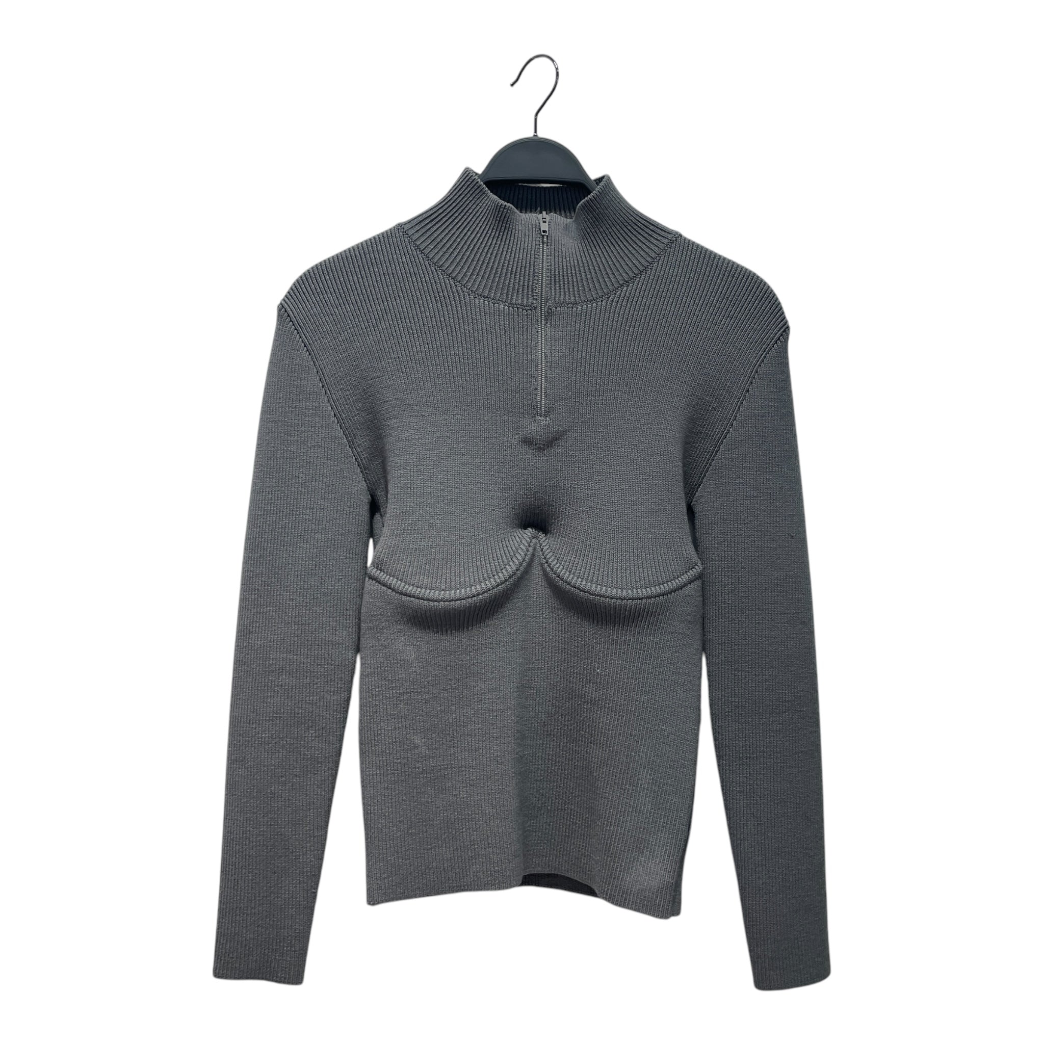 BALENCIAGA/Sweater/40/Wool/GRY/492270 T1409 view 1
