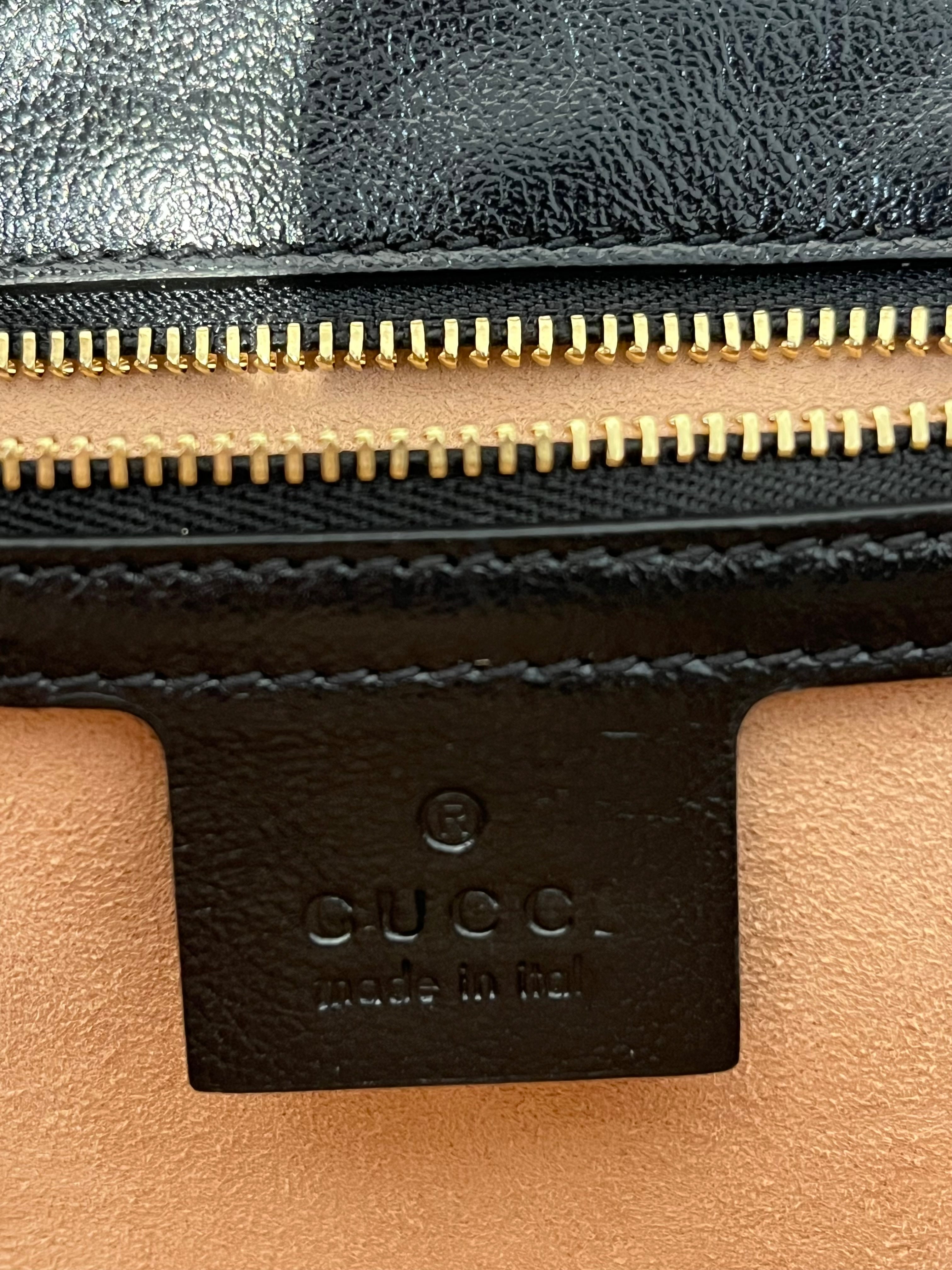 GUCCI/Cross Body Bag/Monogram/BRW/marmont cloth bag view 5