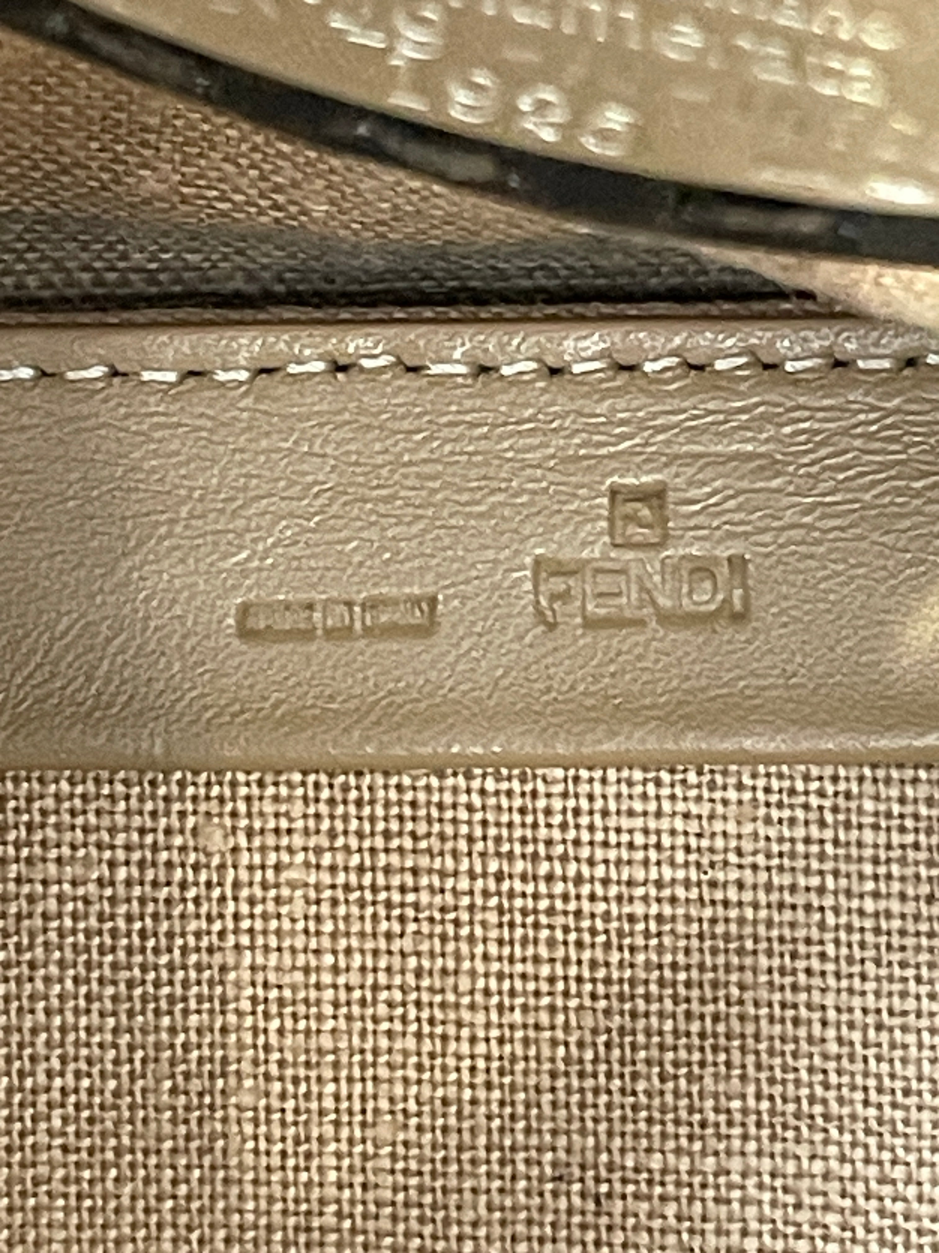 FENDI/Hand Bag/Leather/Brown/8BR457 Selleria Linda view 6