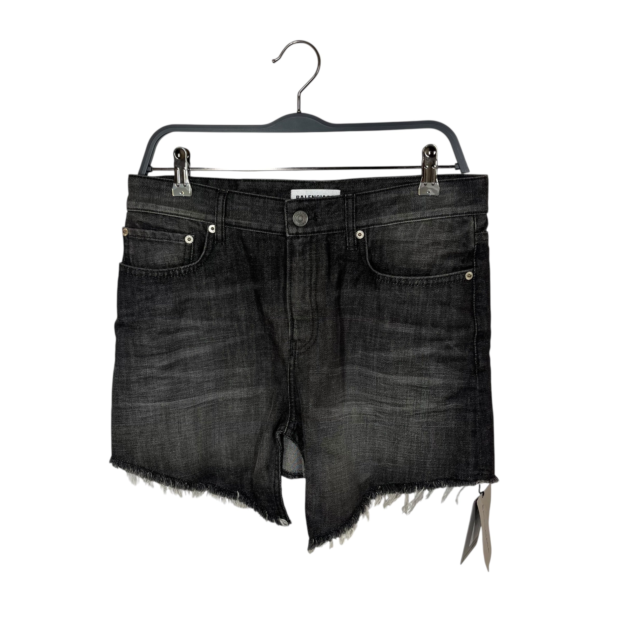 BALENCIAGA/Skirt/36/Denim/BLK/DENIM SKIRT SHORT view 1