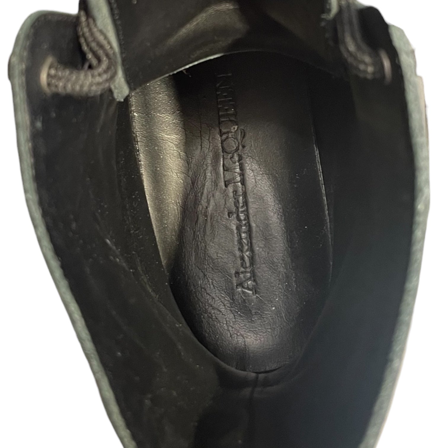 Alexander McQueen/Boots/EU 37/Leather/BLK/RED LINING, DESIGN ALL OVR view 3