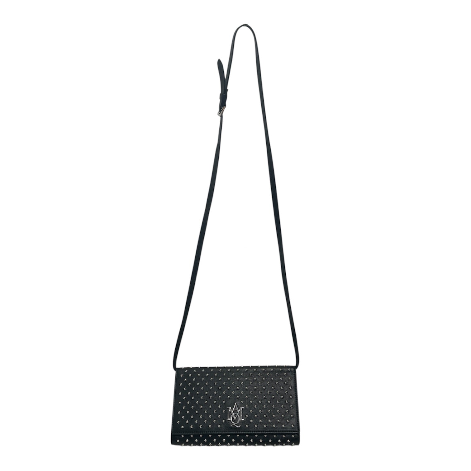 Alexander McQueen/Cross Body Bag/All Over Print/Leather/BLK/studded view 1