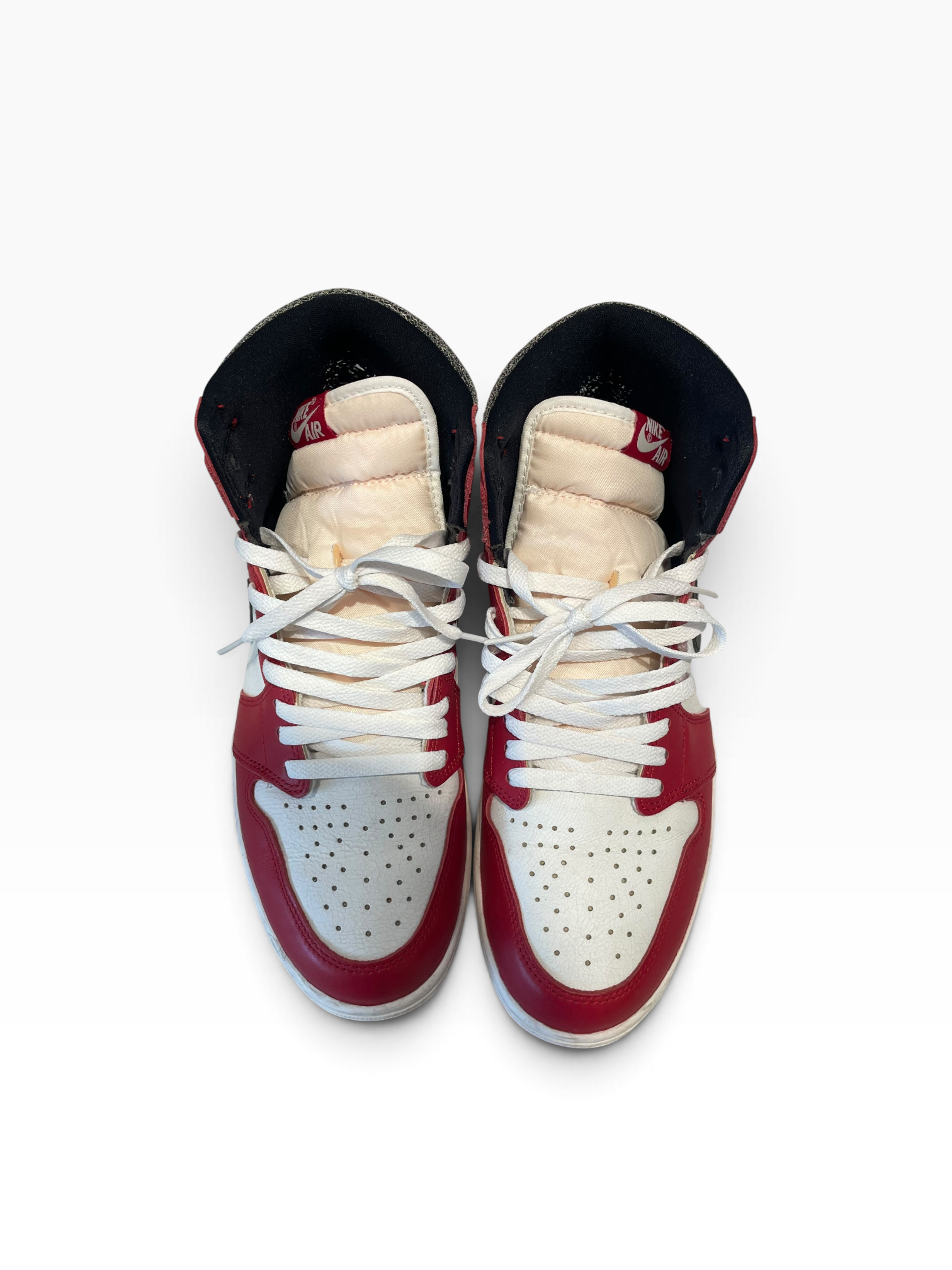 NIKE/Hi-Sneakers/US 11.5/Leather/WHT/AJ1 "Lost & Found" view 4