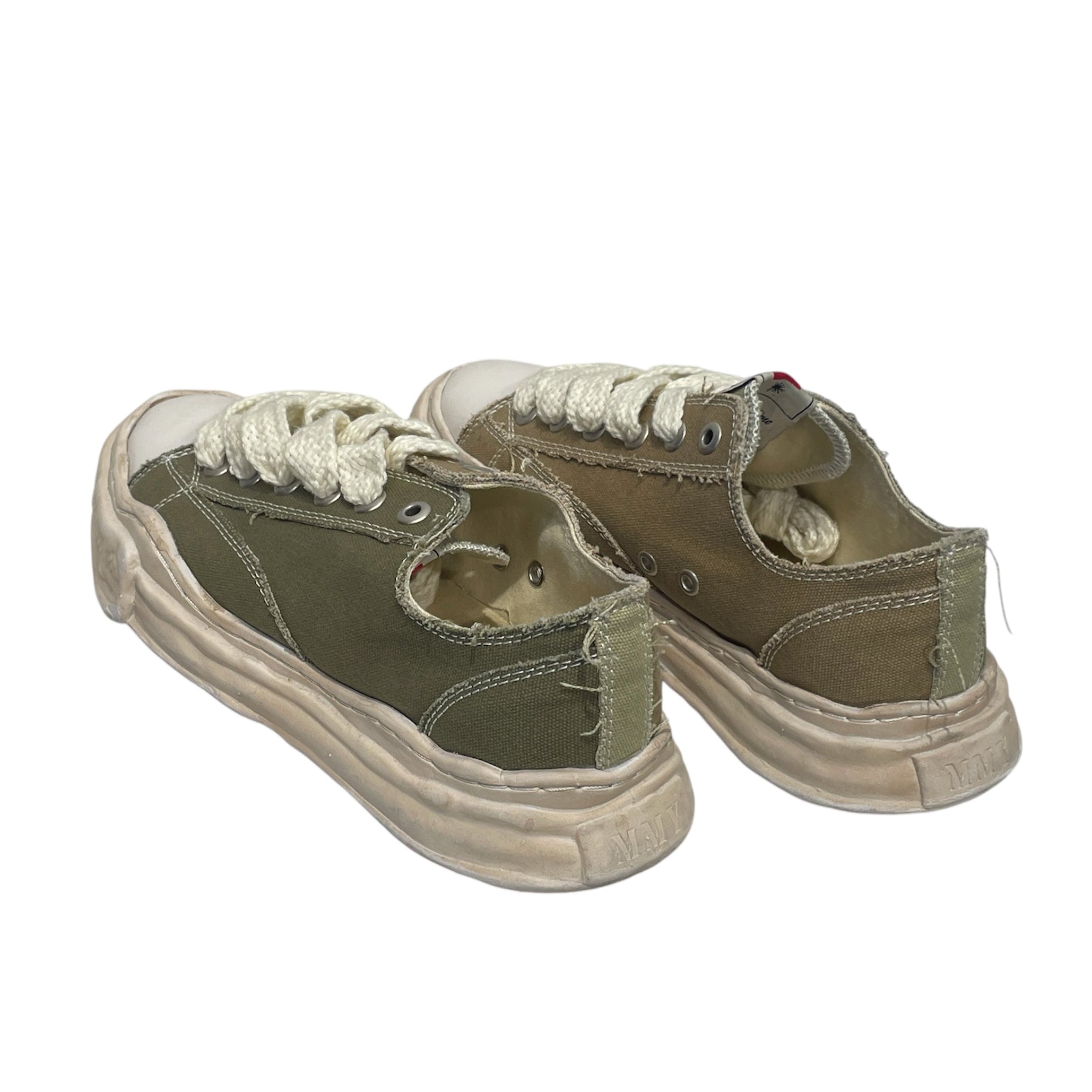 MIHARA YASUHIRO/Low-Sneakers/EU 43/Cotton/KHK/ view 2
