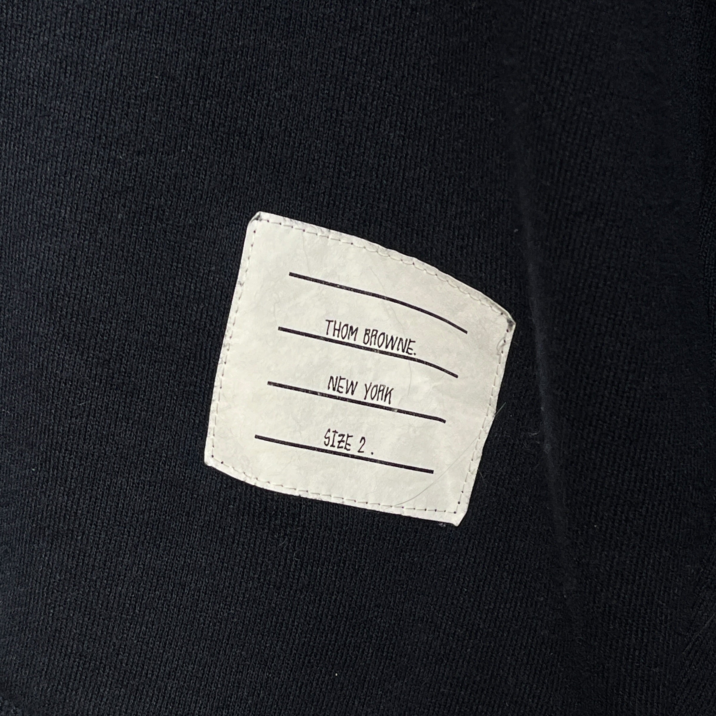 THOM BROWNE. NEW YORK/Sweatshirt/L/Cotton/NVY/Pullover/ view 4