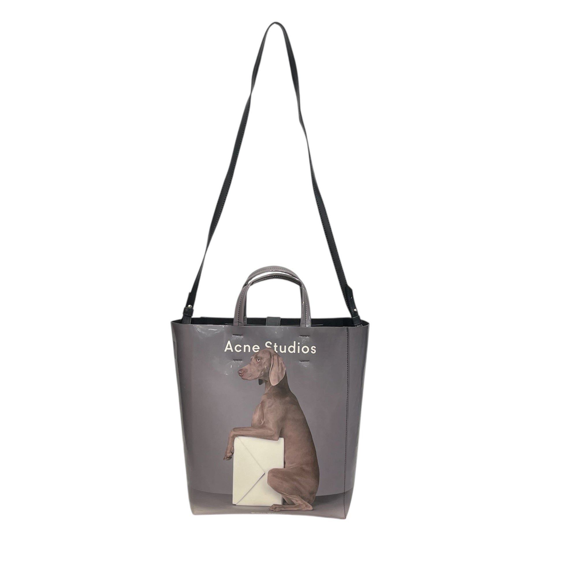 Acne Studios/Tote Bag/Graphic/GRY/DOG view 2