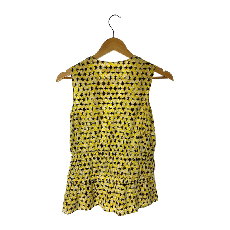 MARNI/SL Blouse/38/YEL/Cotton/All Over Print