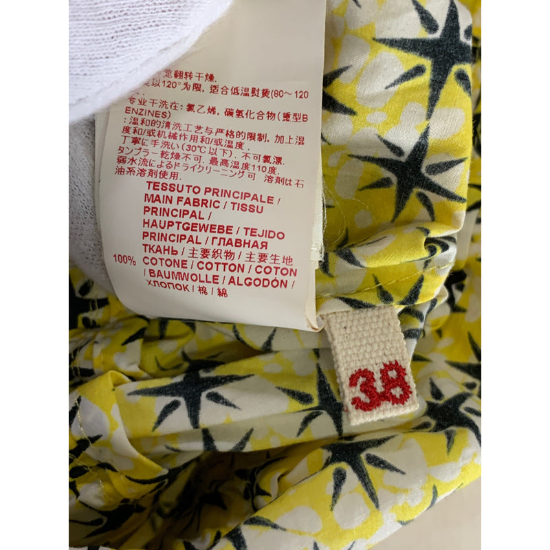 MARNI/SL Blouse/38/YEL/Cotton/All Over Print