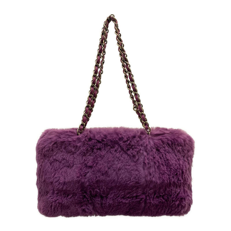 CHANEL/Cross Body Bag/FurFake Fur