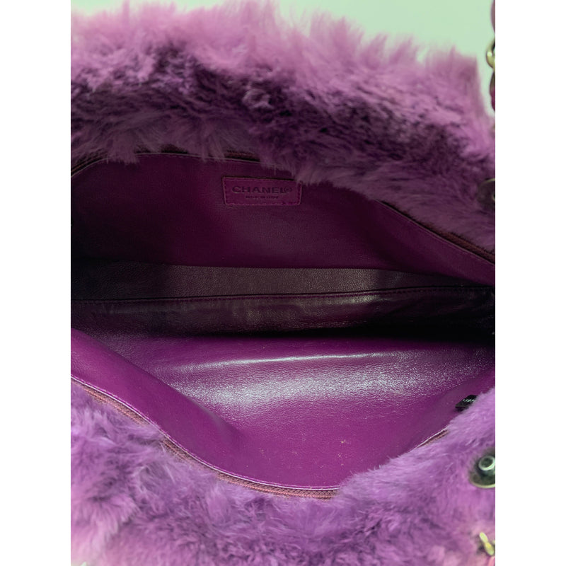 CHANEL/Cross Body Bag/FurFake Fur