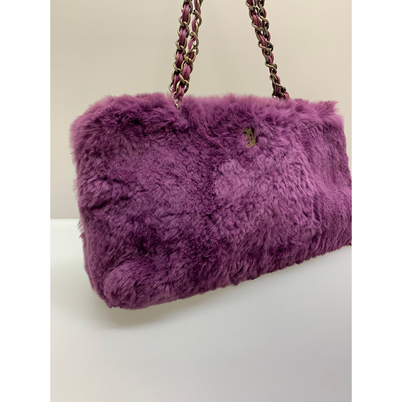 CHANEL/Cross Body Bag/FurFake Fur