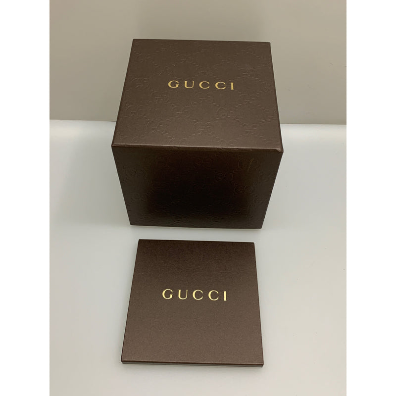 GUCCI/Quartz Watch/SLV/Leather/129.4