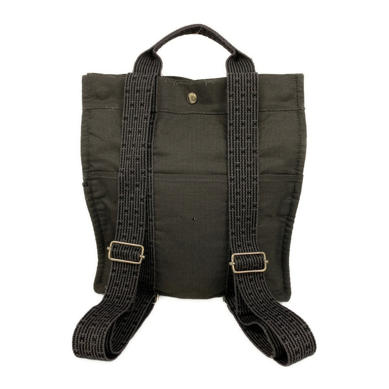 HERMES/Backpack/GRY/Canvas/All Over Print